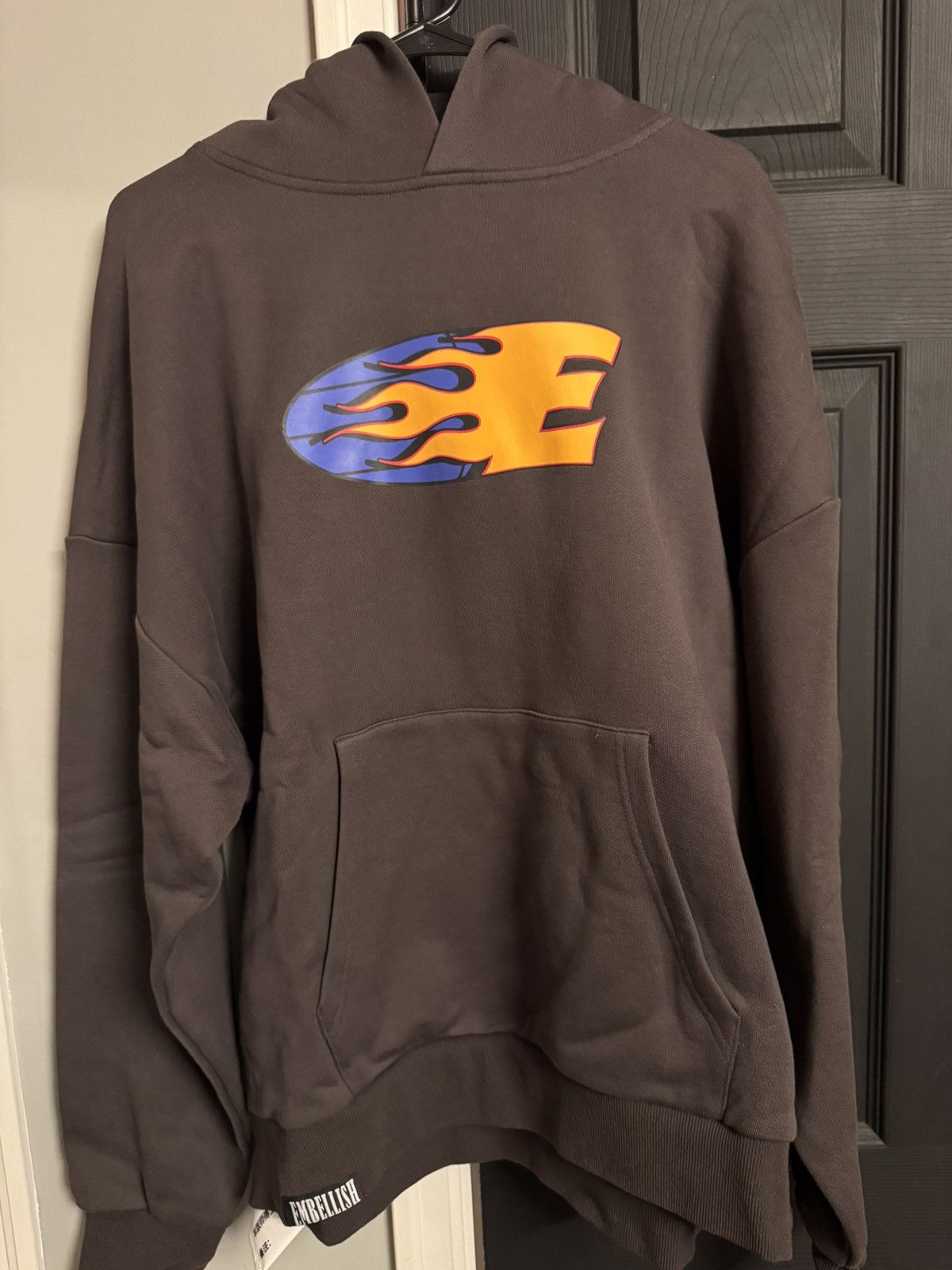 Embellish Embellish Heavyweight Sample Hoodie ‘Dark Brown’ Size US L / EU 52-54 / 3 - 1 Thumbnail