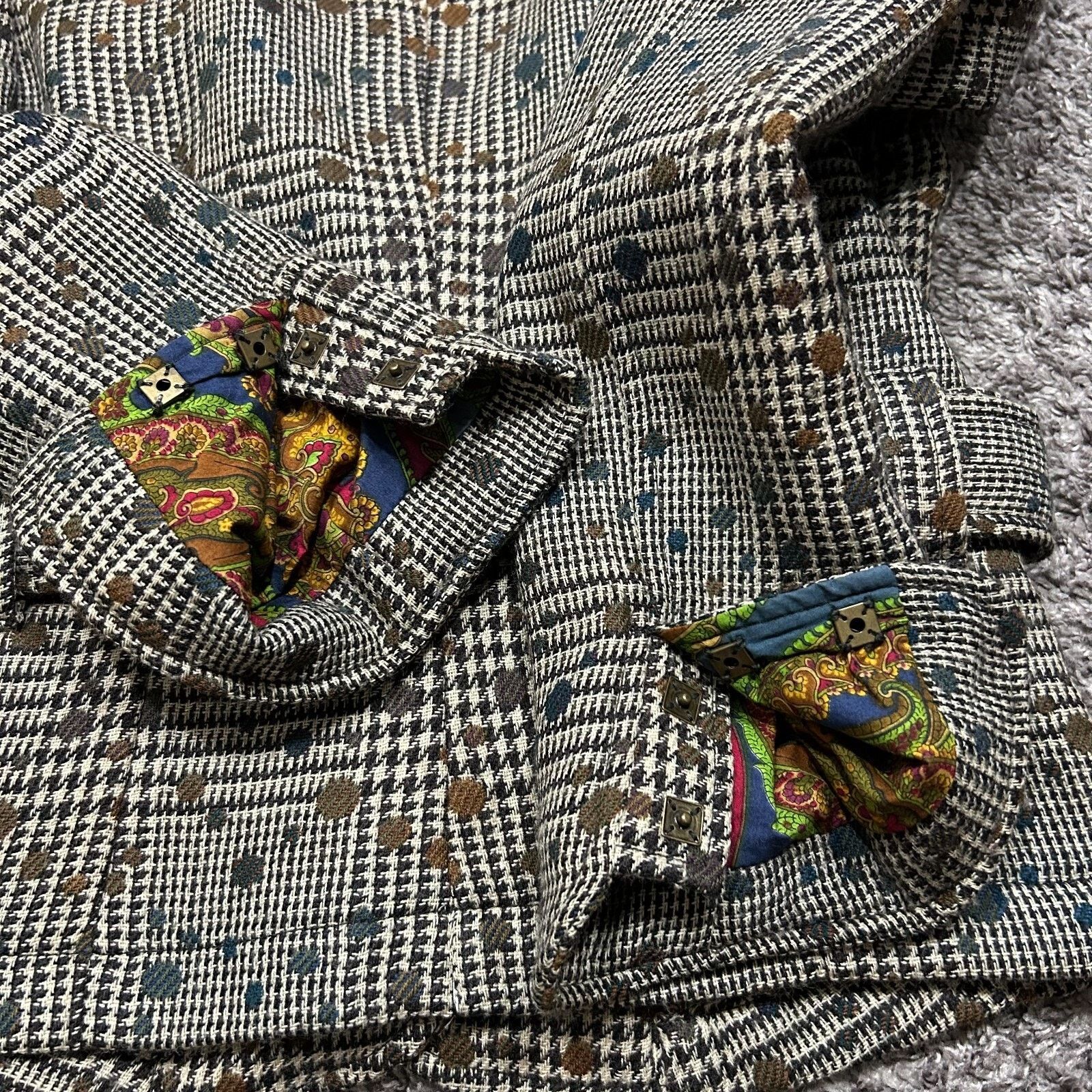 Robert Graham Robert Graham Wool Blazer Suit Jacket Herringbone Size 4 Size S / US 4 / IT 40 - 9 Thumbnail