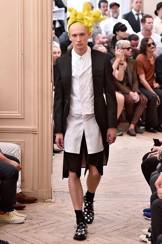 image of Comme Des Garcons Homme Plus Cutout Pants in Black, Men's (Size 30)