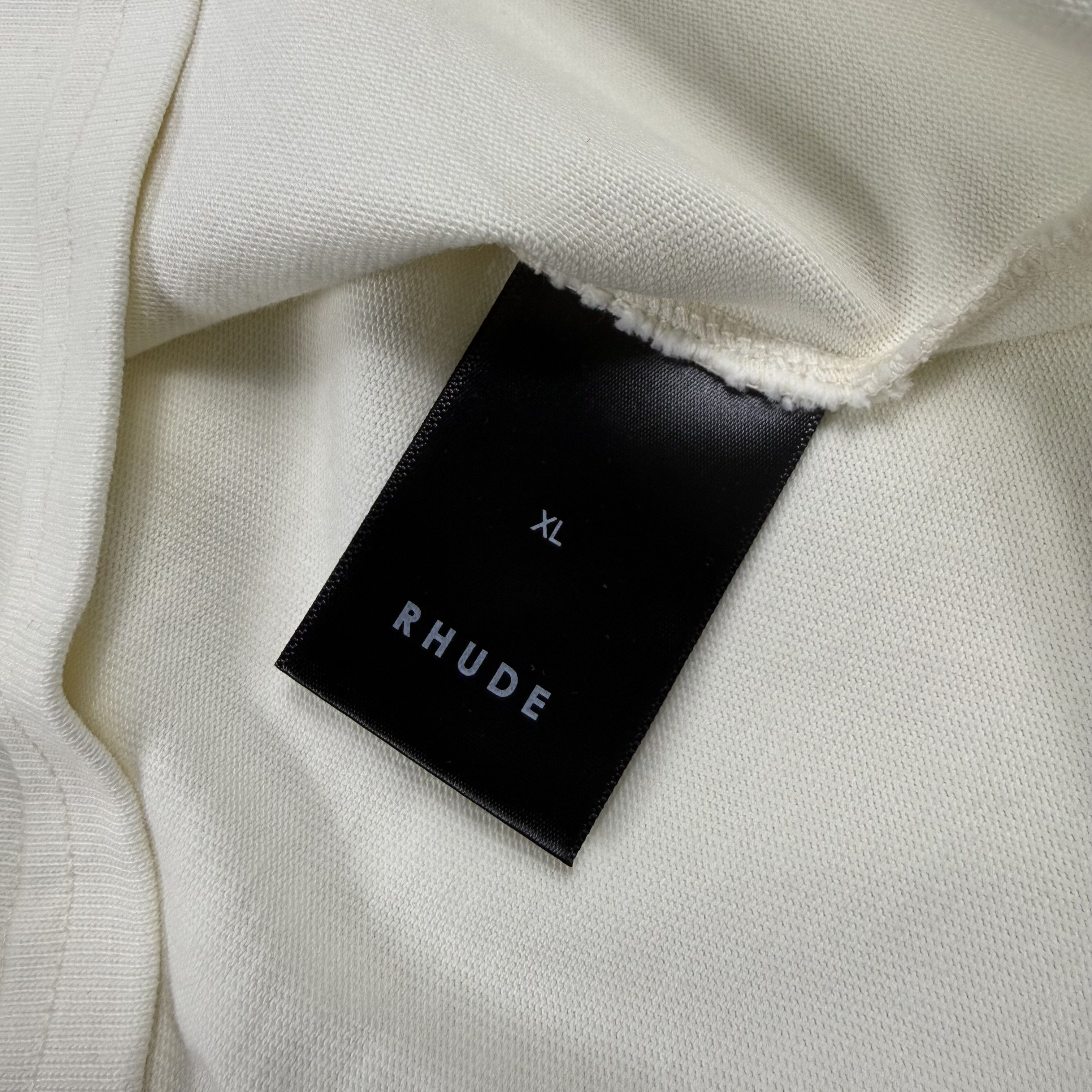 Rhude Rhude Chateau Rhude Wine Graphic T-Shirt Cream XL Size US XL / EU 56 / 4 - 4 Thumbnail