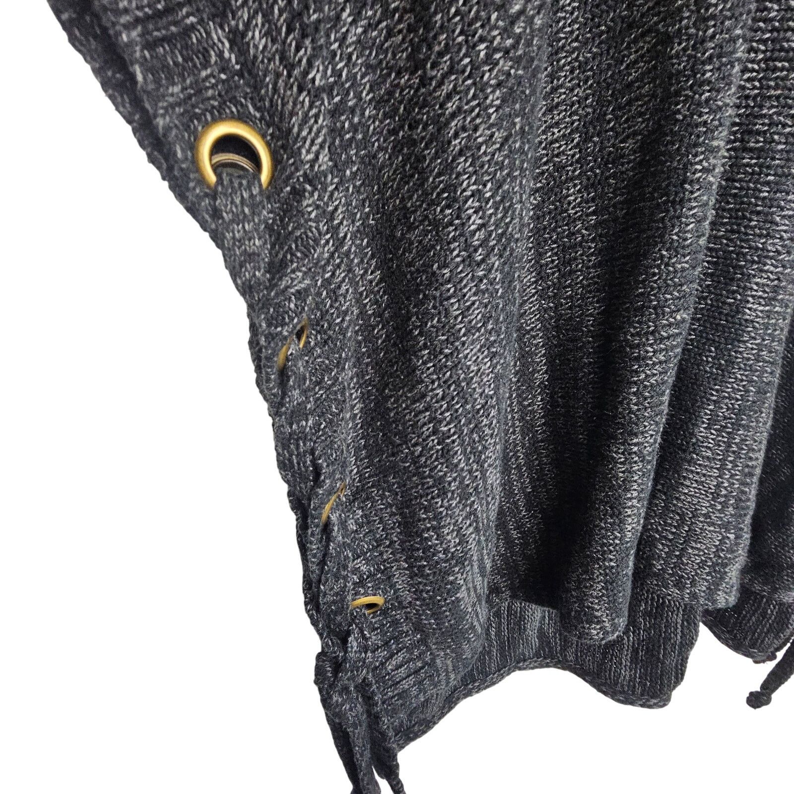 Soft Surroundings Soft Surroundings Women Cowl Neck Sweater Lace Up Sides L/XL Size L / US 10 / IT 46 - 4 Thumbnail