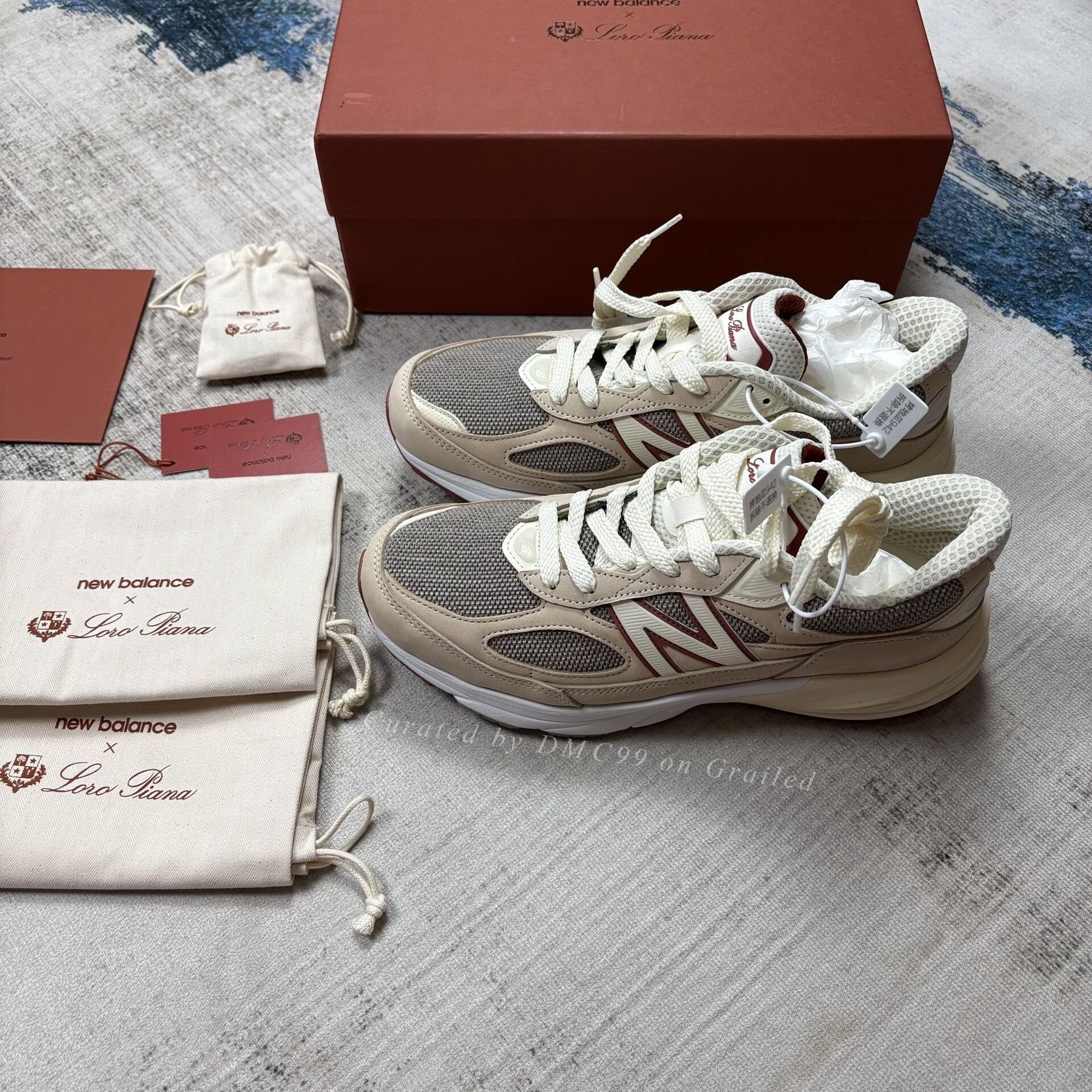 New Balance Loro Piana x New Balance 990 V6 Size US 9.5 / EU 42-43 - 1 Thumbnail