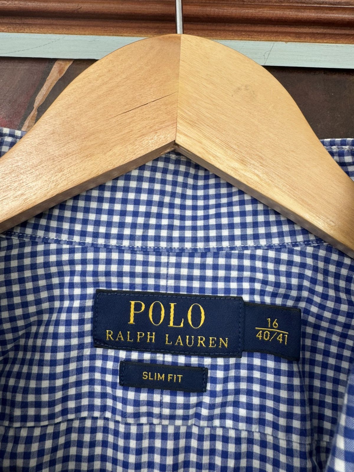 Ralph Lauren Polo Ralph Lauren Blue Checkered Button Up Shirt Casual Size US L / EU 52-54 / 3 - 2 Thumbnail