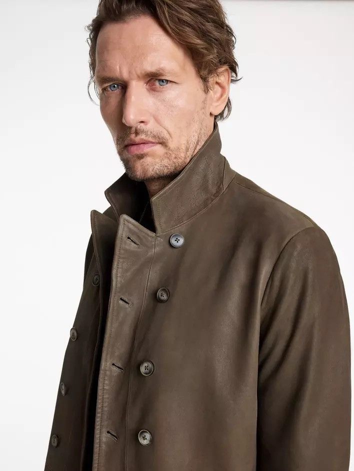 John Varvatos Cut-Away Double Breasted Coat. Size EU 46 USA 36. Size US S / EU 44-46 / 1 - 13 Thumbnail