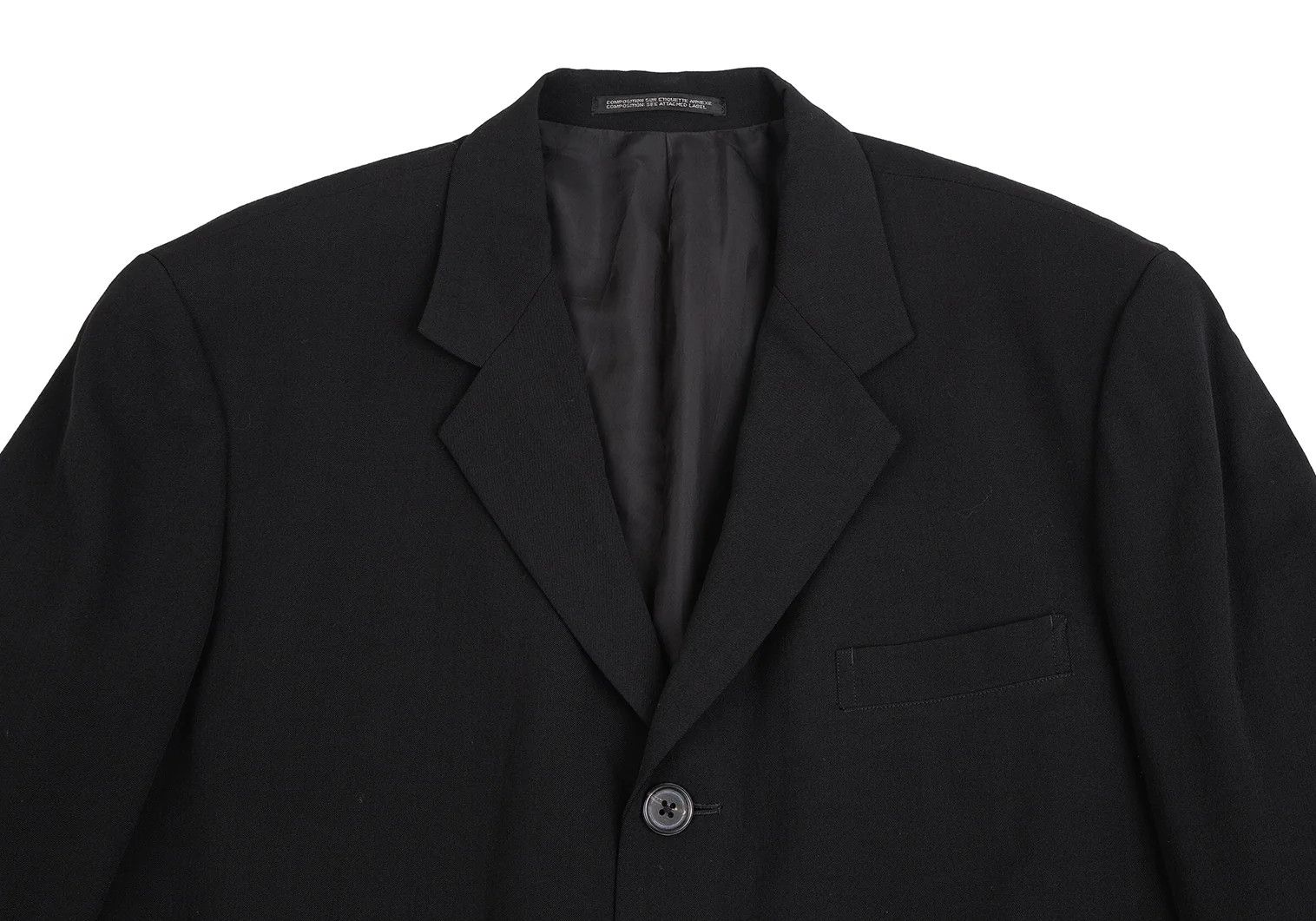 Yohji Yamamoto Yohji Yamamoto Japanese Fabric Wool Gabardine Jacket Size US S / EU 44-46 / 1 - 4 Thumbnail