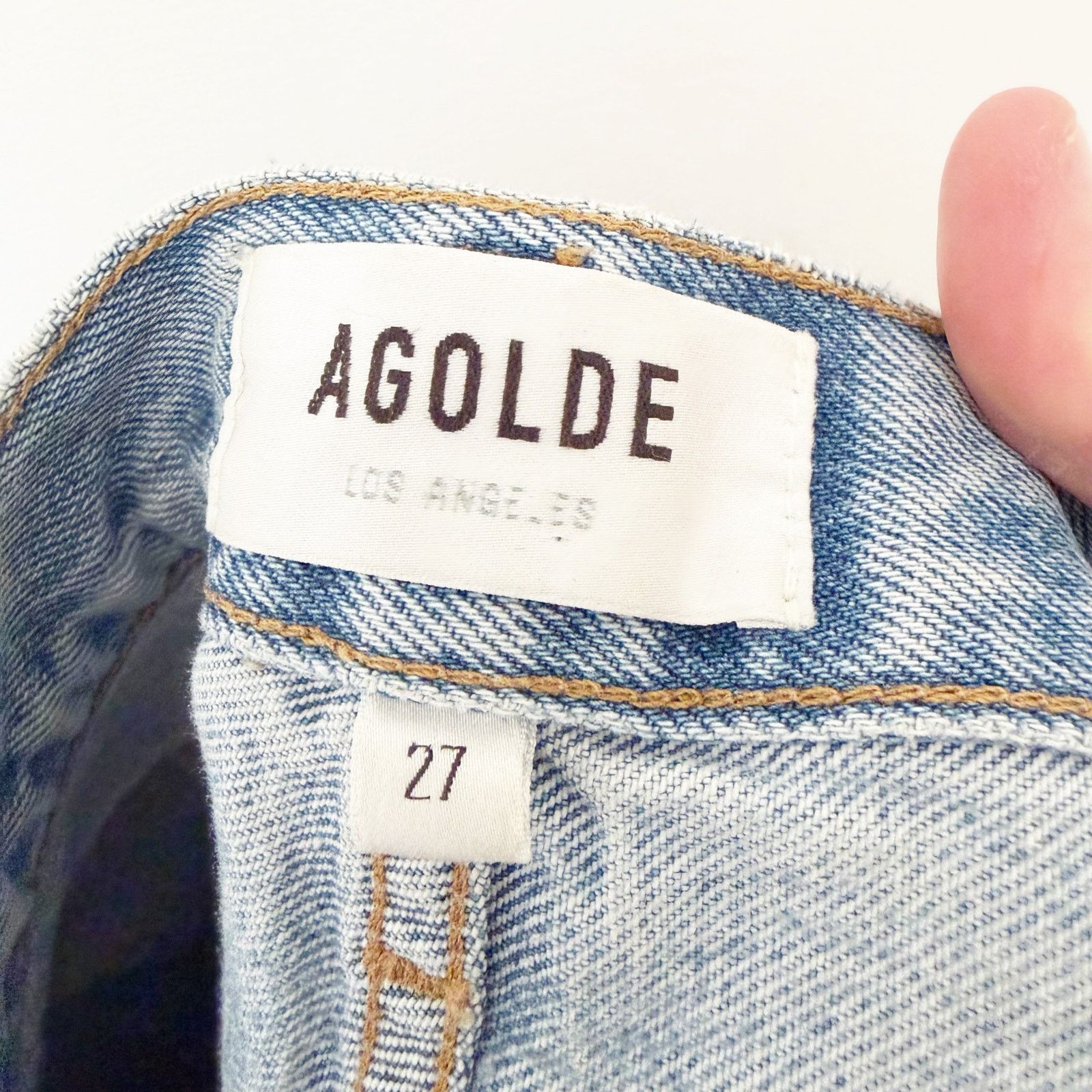 Agolde Agolde Relaxed Boot Cut Jeans Sz 27 Size 27" / US 4 / IT 40 - 2 Thumbnail