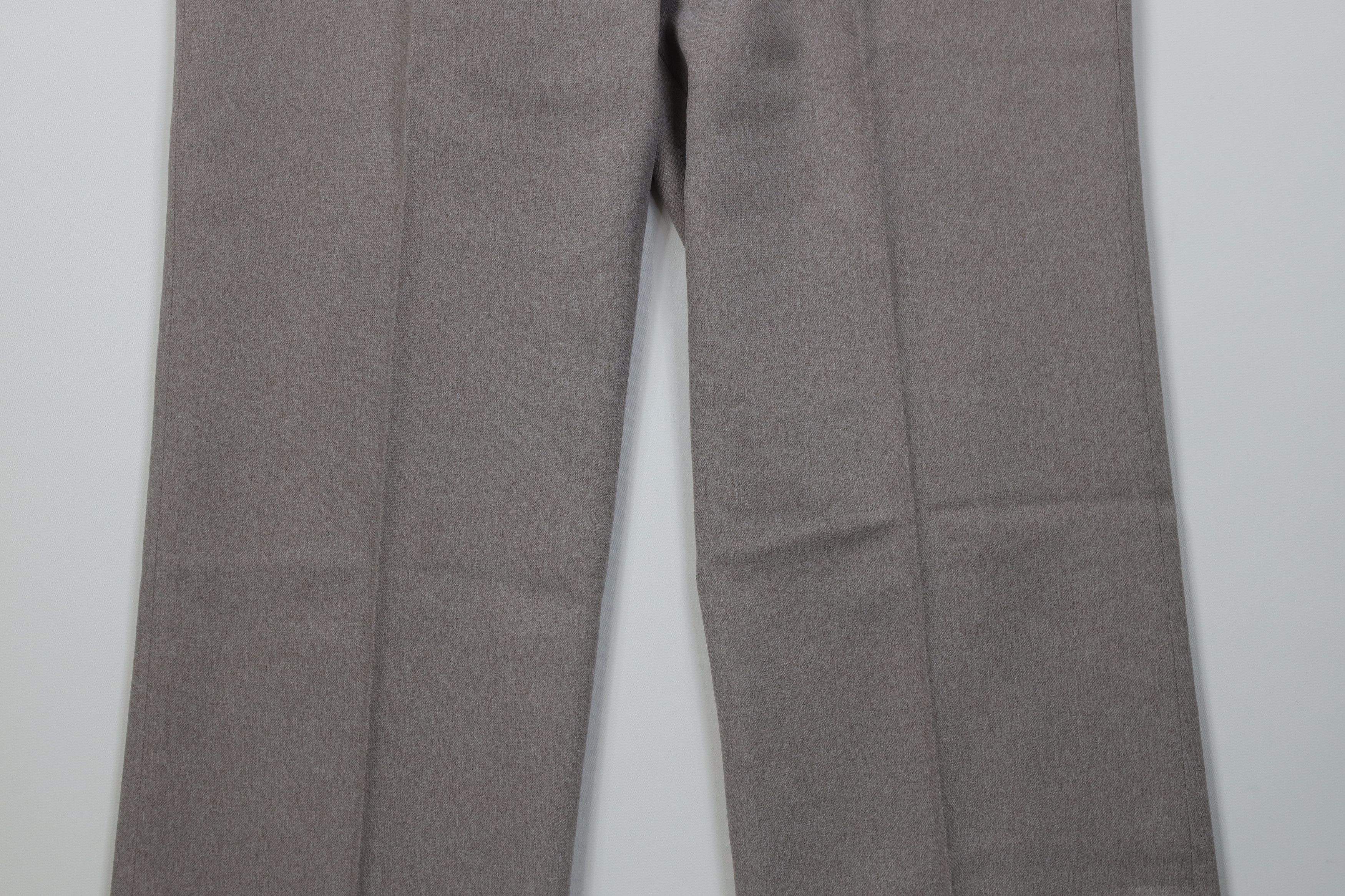 Vintage Vintage 70s Streetwear Flared Wide Leg Chino Pants Gray USA Size US 34 / EU 50 - 3 Thumbnail