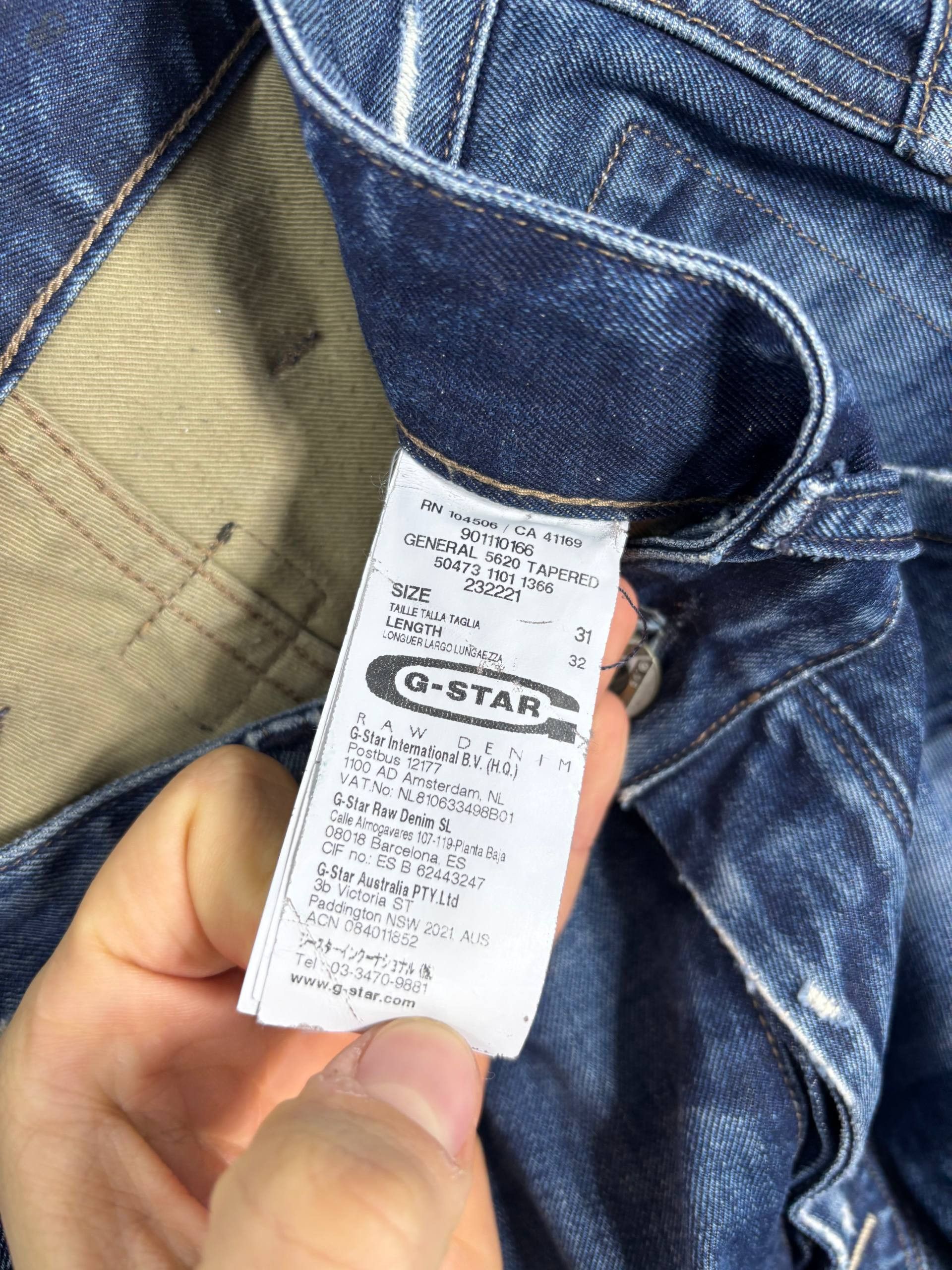 G-Star G-Star Raw Biker Cropped Y2K Bermuda Denim Shorts Size US 31 - 10 Thumbnail