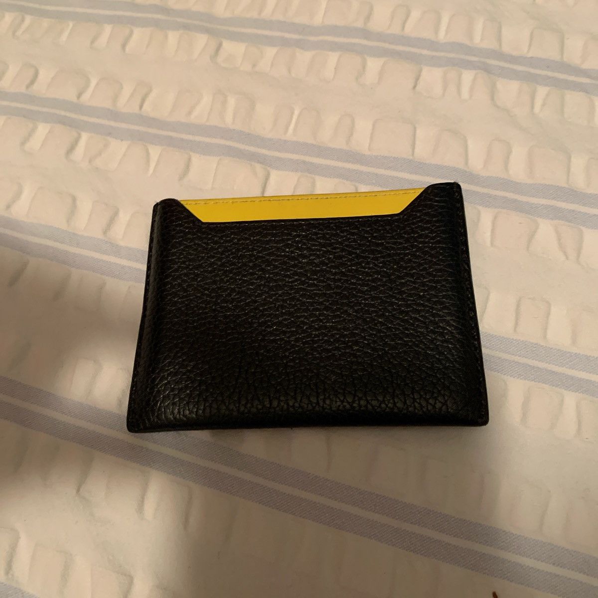 Celine Celine black and yellow leather wallet Size ONE SIZE - 2 Thumbnail