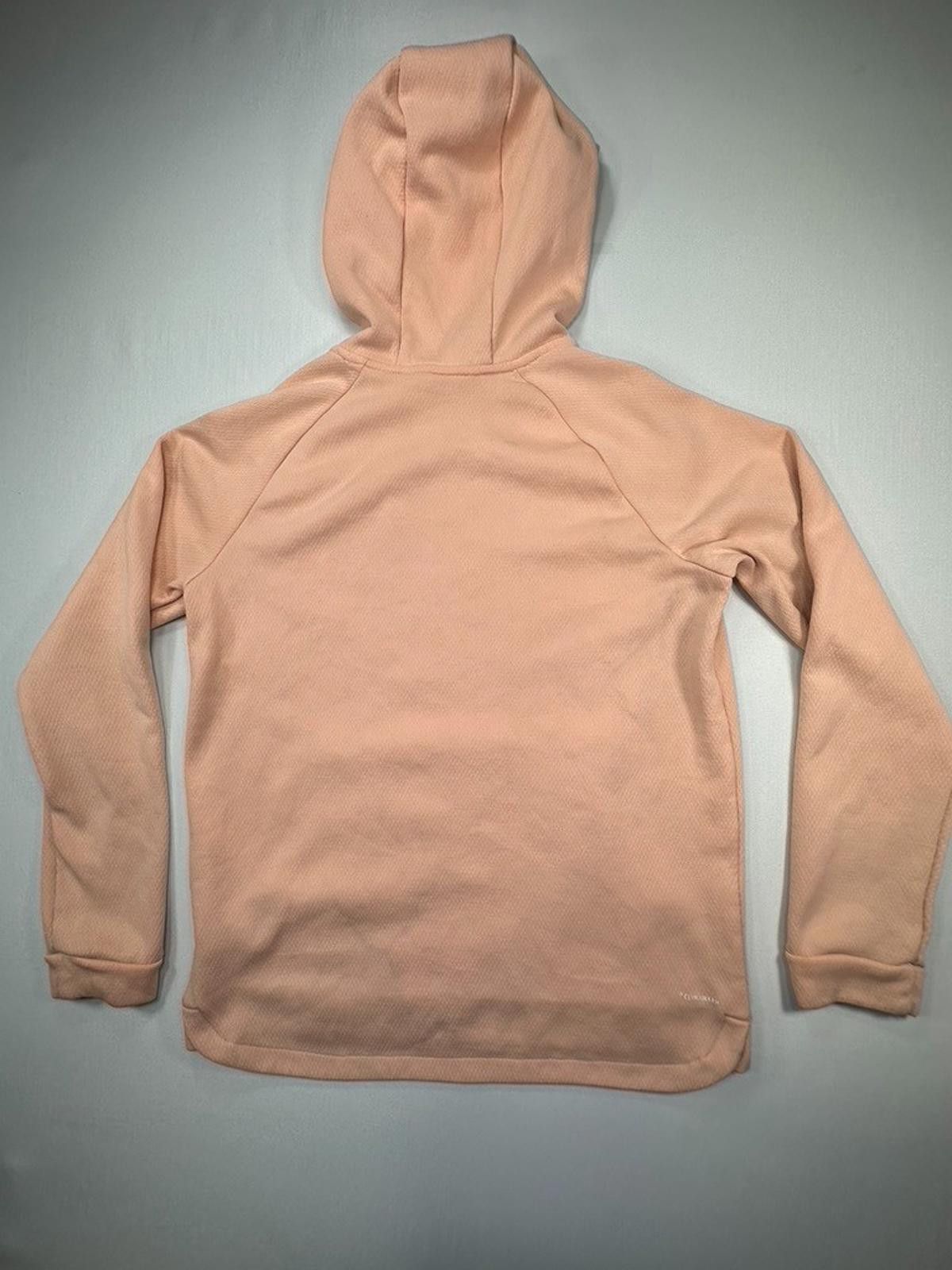 Adidas Adidas Graphic Logo Fleece Pullover Hoodie Pink Women's XS Size XS / US 0-2 / IT 36-38 - 2 Thumbnail