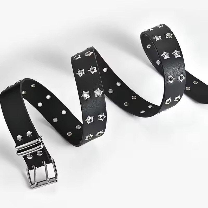 Japanese Brand BLACK STAR BELT 32 MENS2 Size 30 - 5 Thumbnail