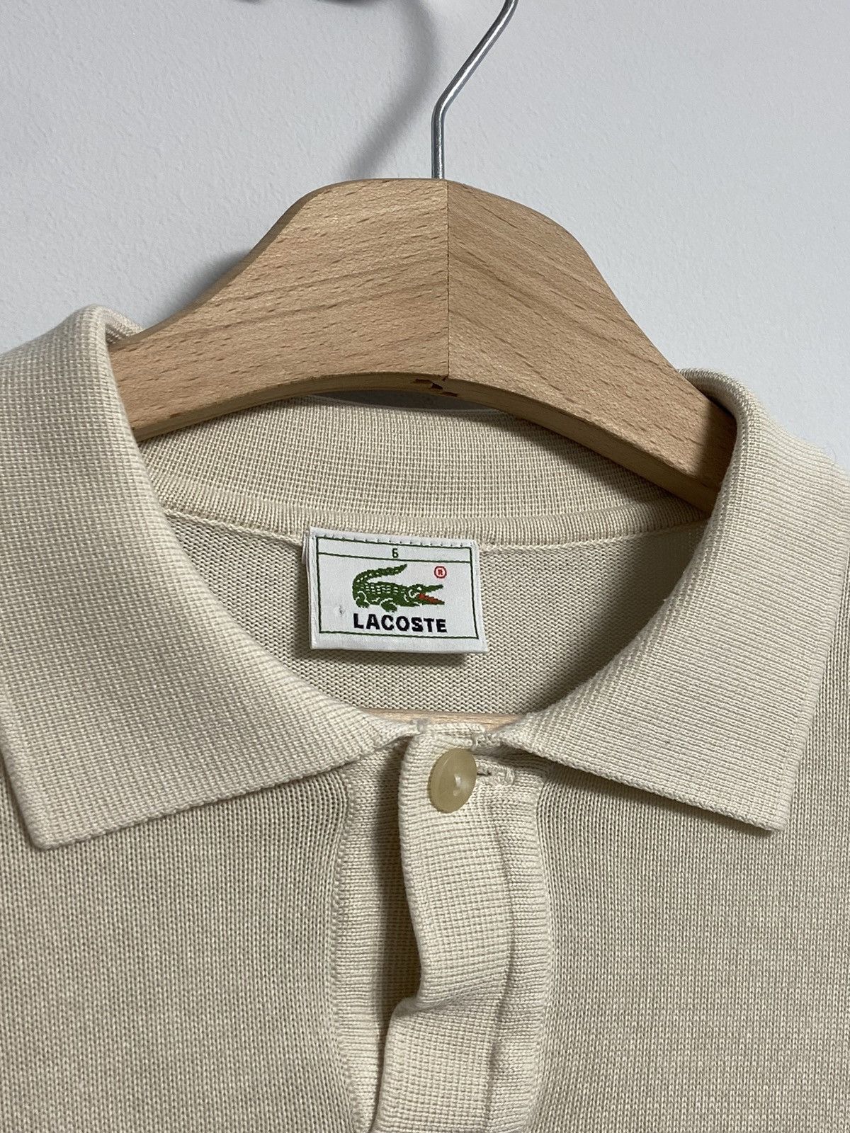 Lacoste Lactose Vintage Long Sleeve Polo y2K style hype Size US L / EU 52-54 / 3 - 3 Thumbnail