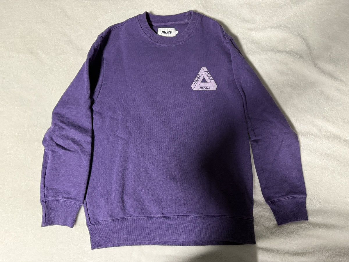 Palace Palace Slub Crewneck (Purple) [FW21] Size US S / EU 44-46 / 1 - 2 Thumbnail