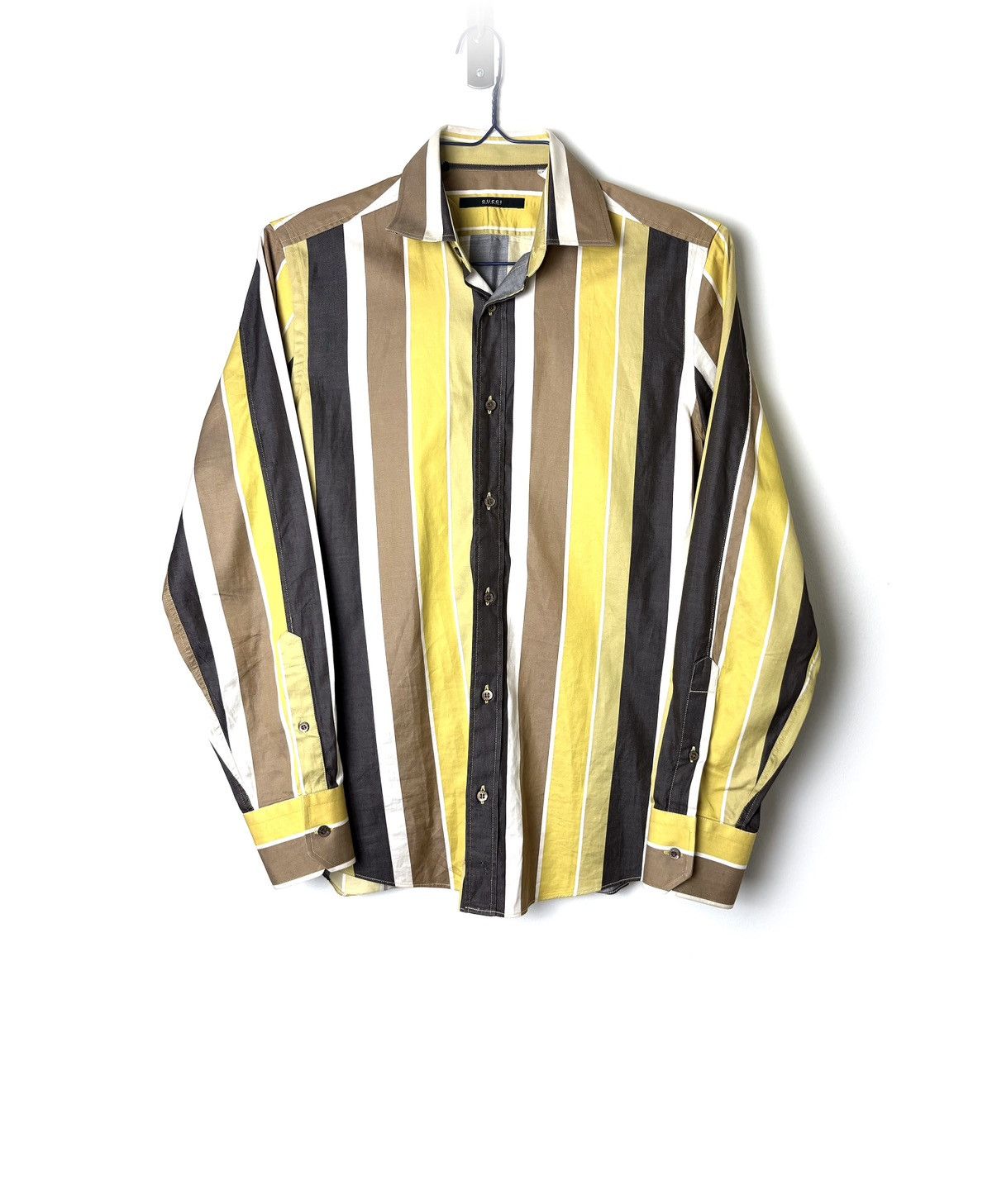 Gucci by Tom Ford SS04 Camicia Vertical Stripe Button-Up