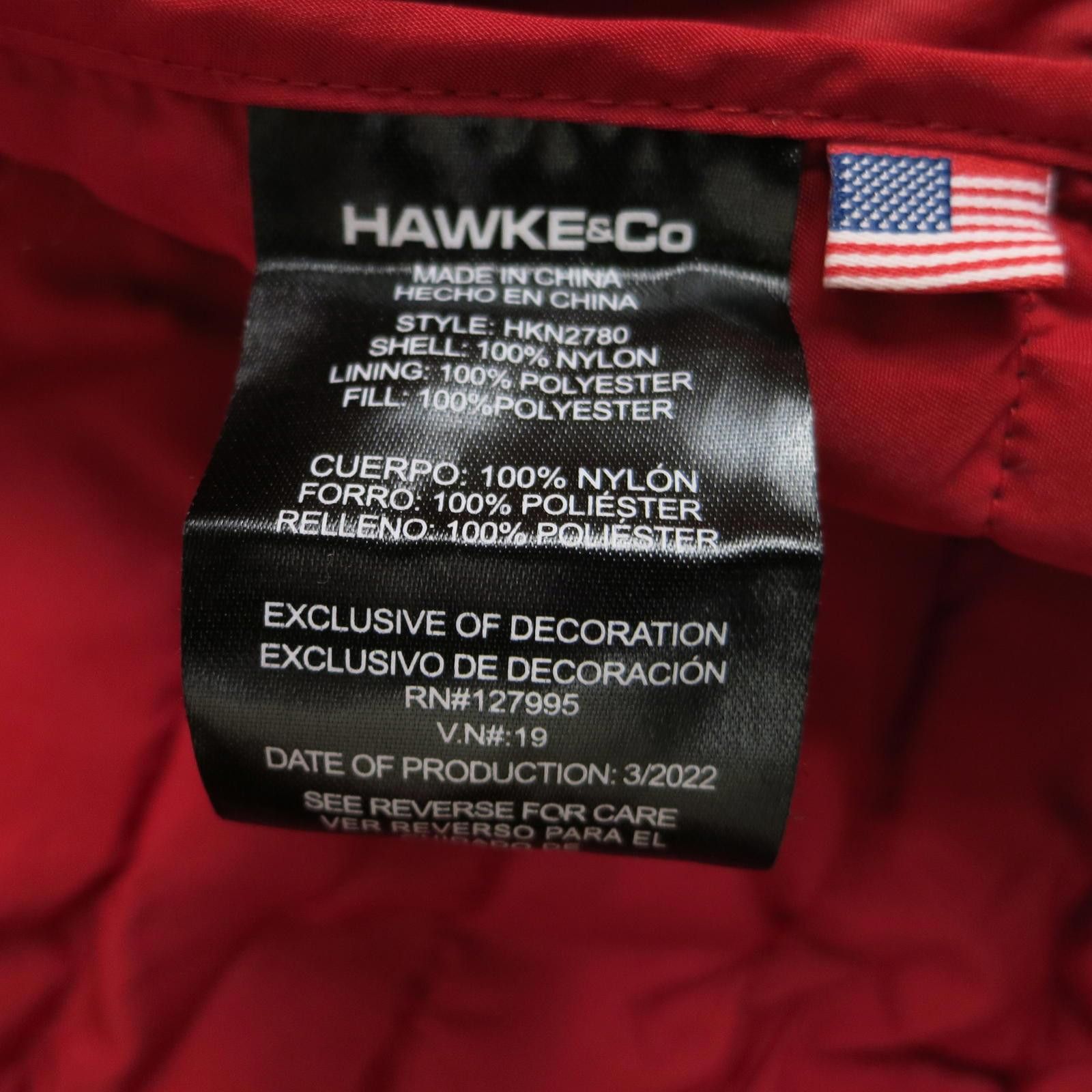 Hawke & Co Men's Medium Hawke & Co Black Puffer Jacket Size US M / EU 48-50 / 2 - 4 Thumbnail