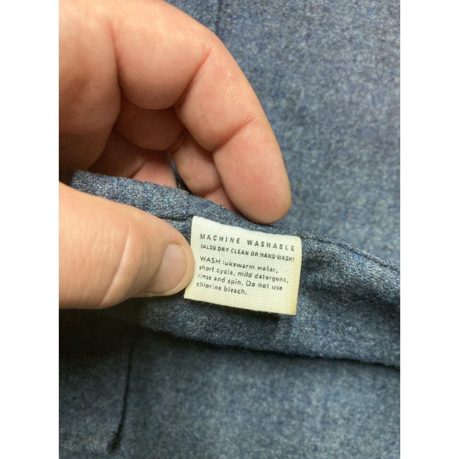 Pendleton VINTAGE Pendleton Shirt Mens Long Sleeve Button-Up Blue Gray One Pocket S Small Size US S / EU 44-46 / 1 - 5 Thumbnail