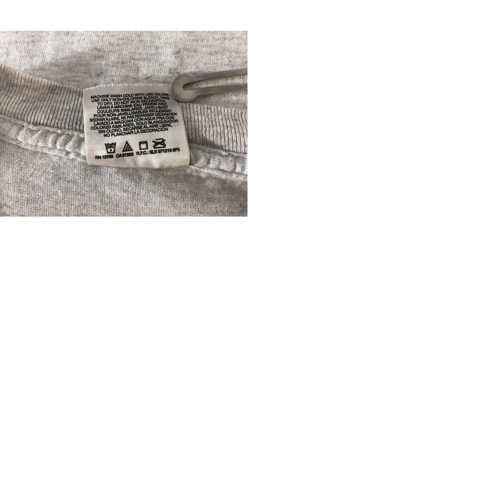 Bally Big Ball Sports Betty Boop Vintage T-Shirt Gray Men M Preshrunk Cotton Short Sleeve Crew Neck Cartoon USA Size US M / EU 48-50 / 2 - 9 Thumbnail