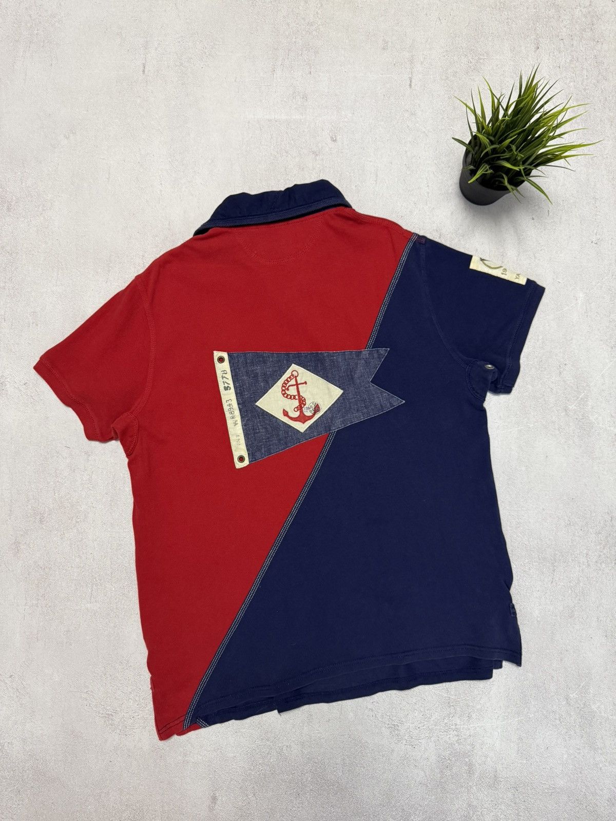 RRL Ralph Lauren Vintage Polo Ralph Lauren Polo Rugby T Shirt Big Logo Yacht Size US L / EU 52-54 / 3 - 8 Thumbnail