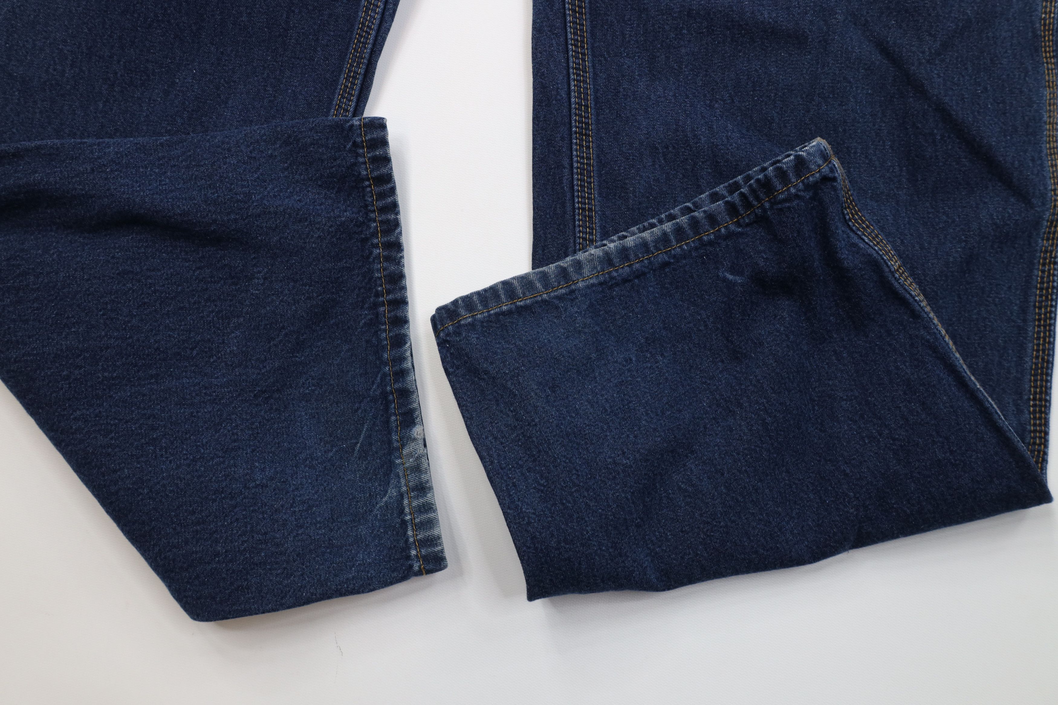 Carhartt Vintage Y2K Carhartt Wide Leg Dungaree Denim Jeans Blue Size US 40 / EU 56 - 6 Thumbnail