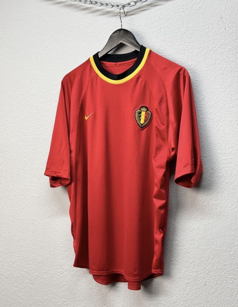 Vintage Soccer Jersey Nike Belgium 2000 Size US M / EU 48-50 / 2 - 2 Thumbnail