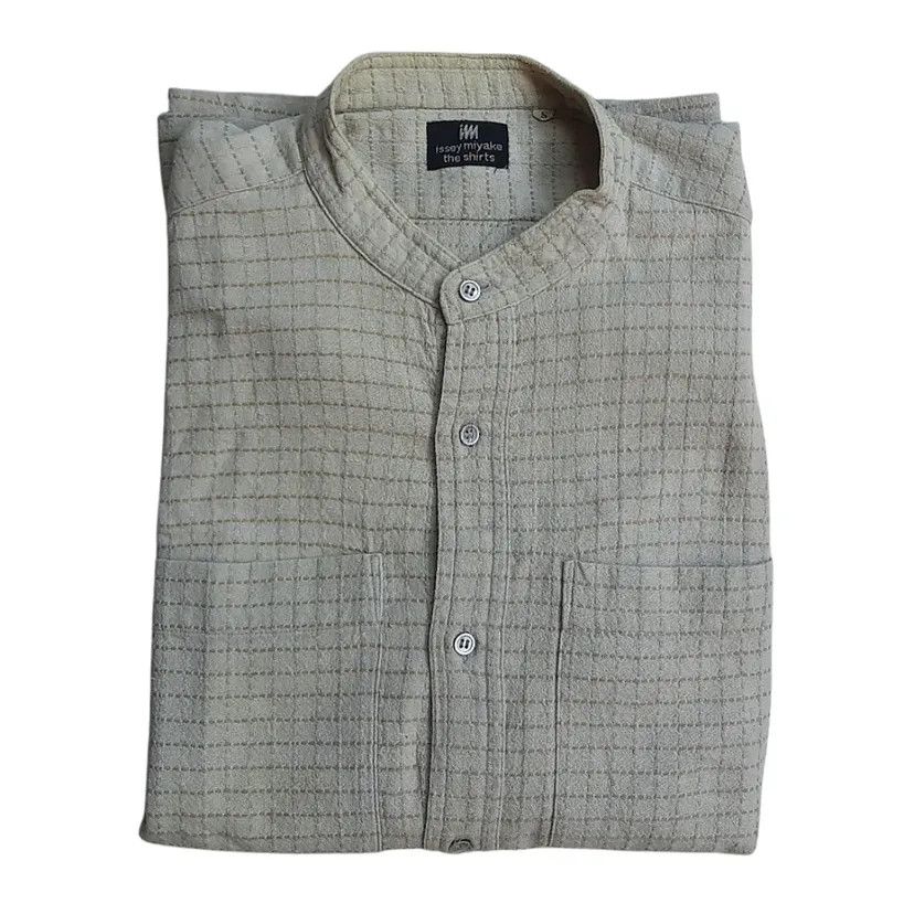Issey Miyake Issey Miyake Two Pocket Collarless Shanghai Shirt Size US S / EU 44-46 / 1 - 3 Thumbnail