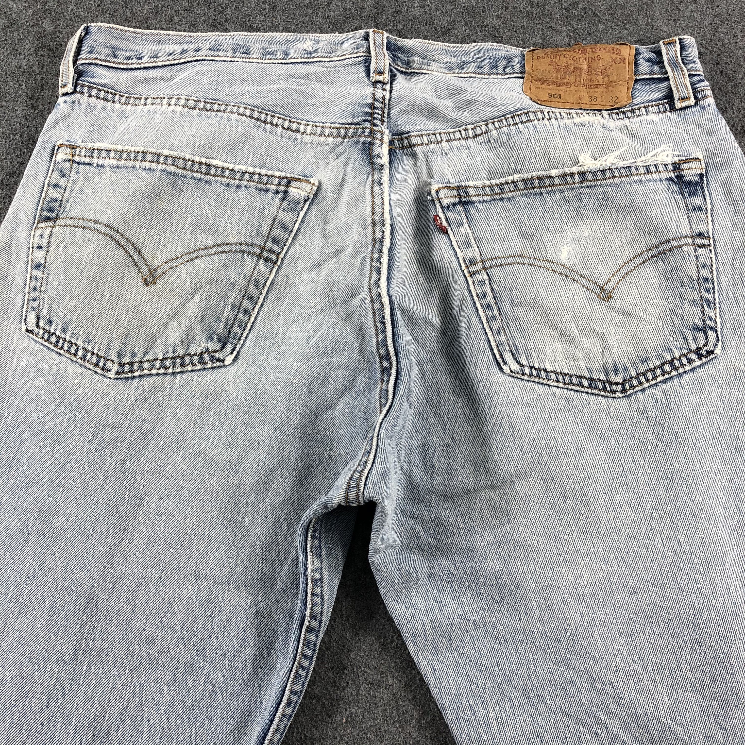 Levi's 90s Vintage Levis 501 Jeans-J2449 Size US 37 - 4 Thumbnail