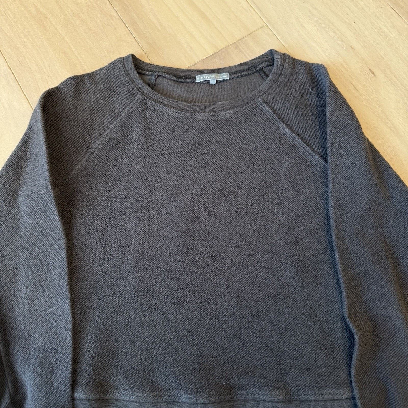James Perse James Perse Vintage French Terry Sweatshirt Women's 1 Black Size XS / US 0-2 / IT 36-38 - 3 Thumbnail