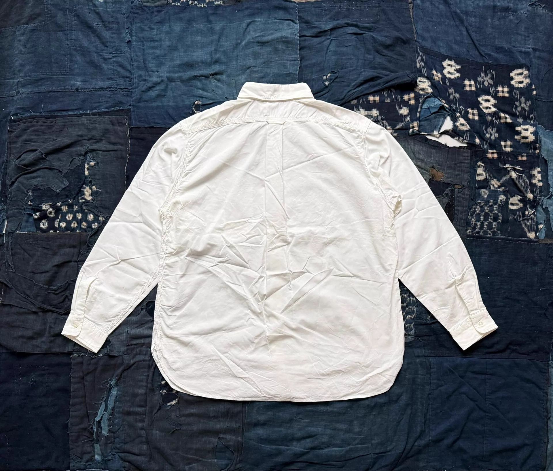 Nanamica NANAMICA Button Down Wind Oxford Shirt White L Size US L / EU 52-54 / 3 - 2 Thumbnail