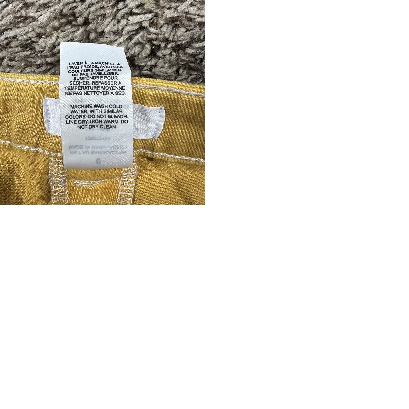 Garage Garage Yellow Dani Cargo Carpenter Straight Leg Baggy Pants Women's Size 0 Jeans Pants Slim Fit Cargo Pockets 80s 90s Grunge Retro Vintage? Size 28" / US 6 / IT 42 - 9 Thumbnail