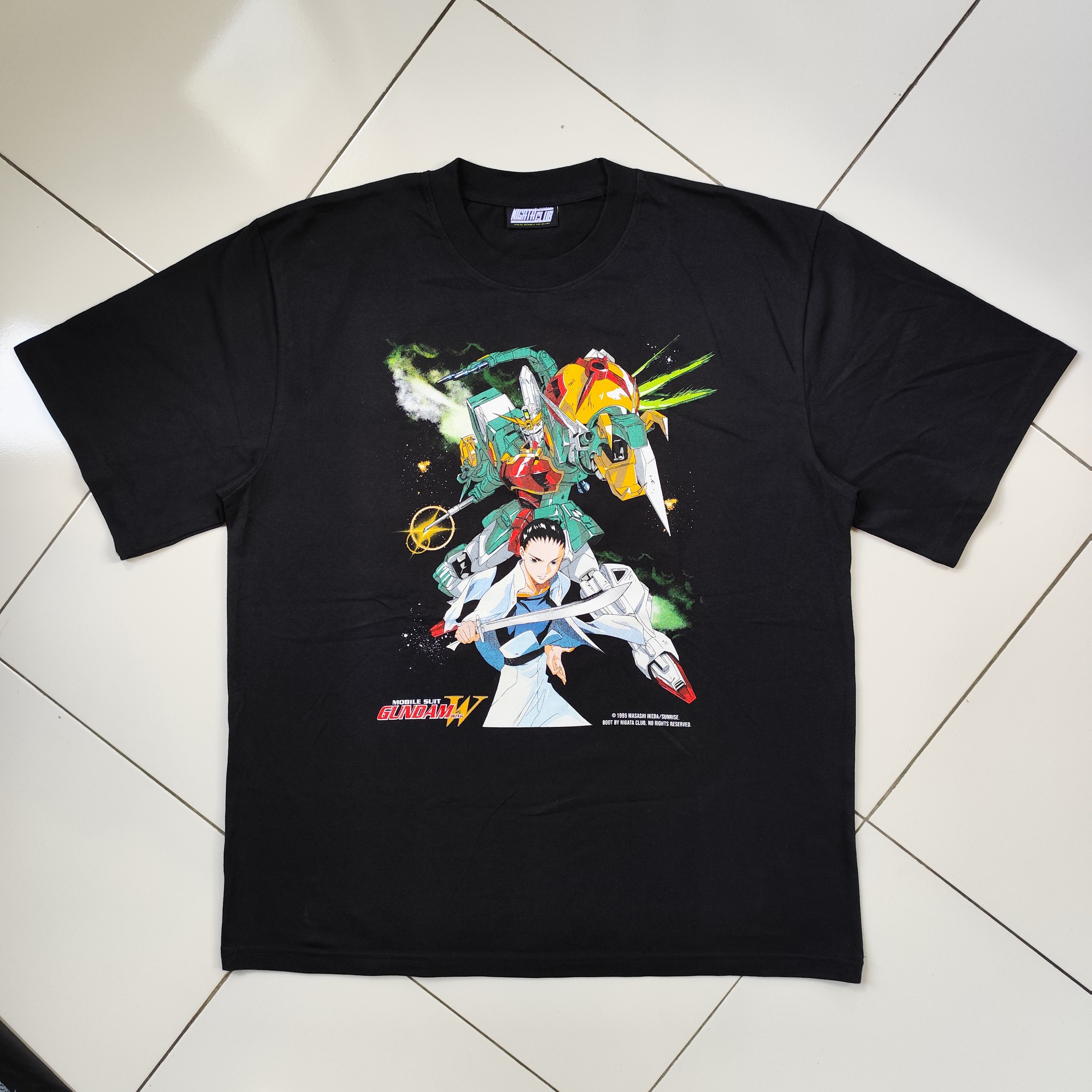Anime × Vintage Anime Mobile Suit Gundam Wing Nataku Chang Wufei Rare Tee Size US XL / EU 56 / 4 - 6 Thumbnail