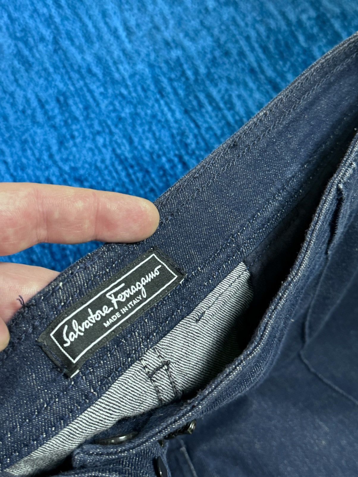 Designer × Salvatore Ferragamo SALVATORE FERRAGAMO JEANS WOMEN LUXURY SIZE 44 Made in Italy Size 30" / US 8 / IT 44 - 9 Thumbnail
