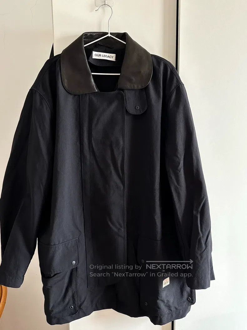 Our Legacy Our Legacy Mid-length leather collar coat Size US M / EU 48-50 / 2 - 1 Thumbnail