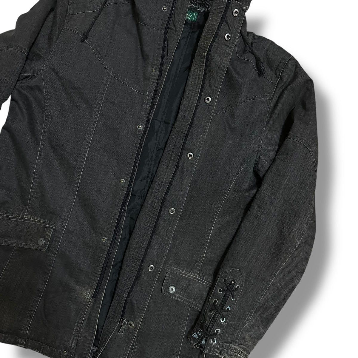 If Six Was Nine 🇯🇵 CREATE BAREFOOT SHERPA FUR HOODIE DENIM PARKA JACKET Size US XL / EU 56 / 4 - 13 Thumbnail