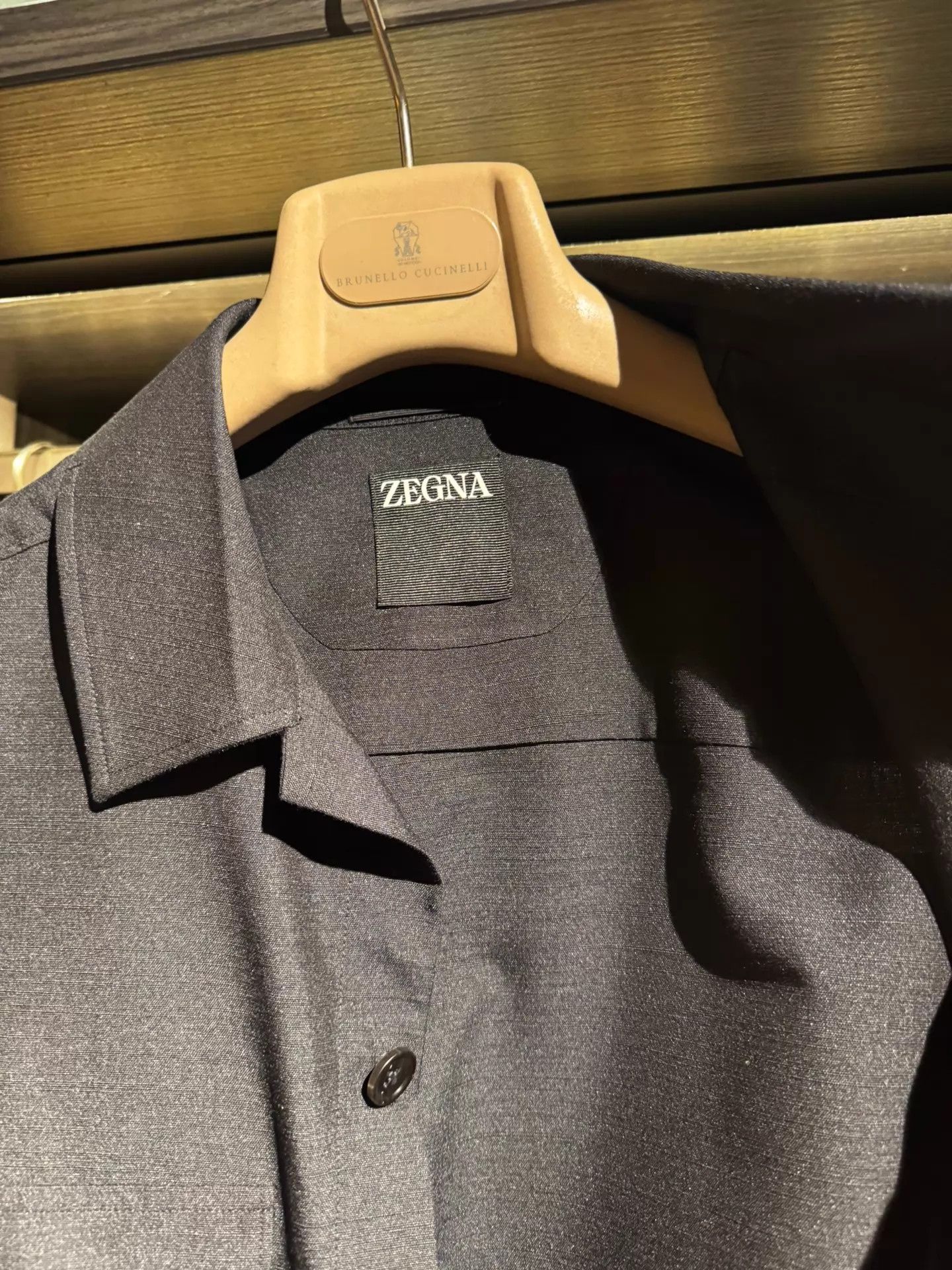 Ermenegildo Zegna ZEGNA UXV02A9 Men's Silk Shirt Jacket S Size US S / EU 44-46 / 1 - 2 Thumbnail