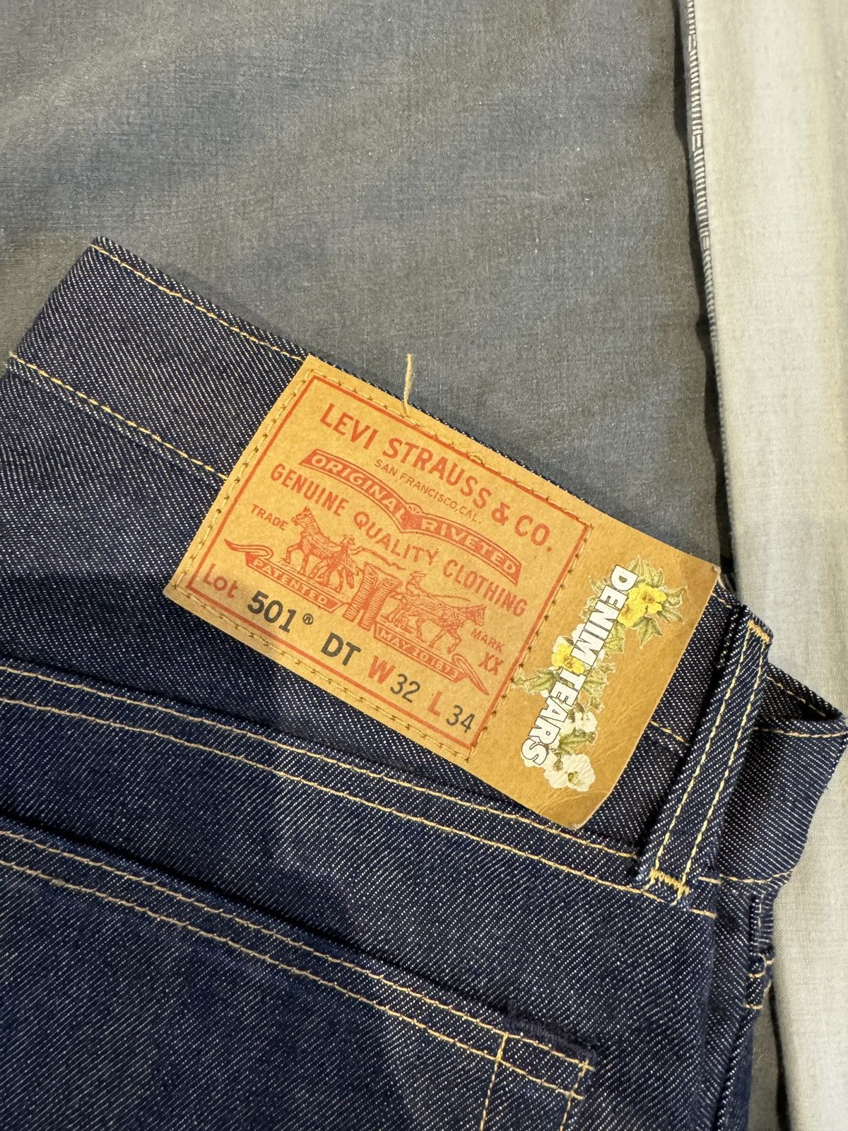 DENIM TEARS Denim Tears Raw Selvedge Denim Size US 32 / EU 48 - 3 Thumbnail