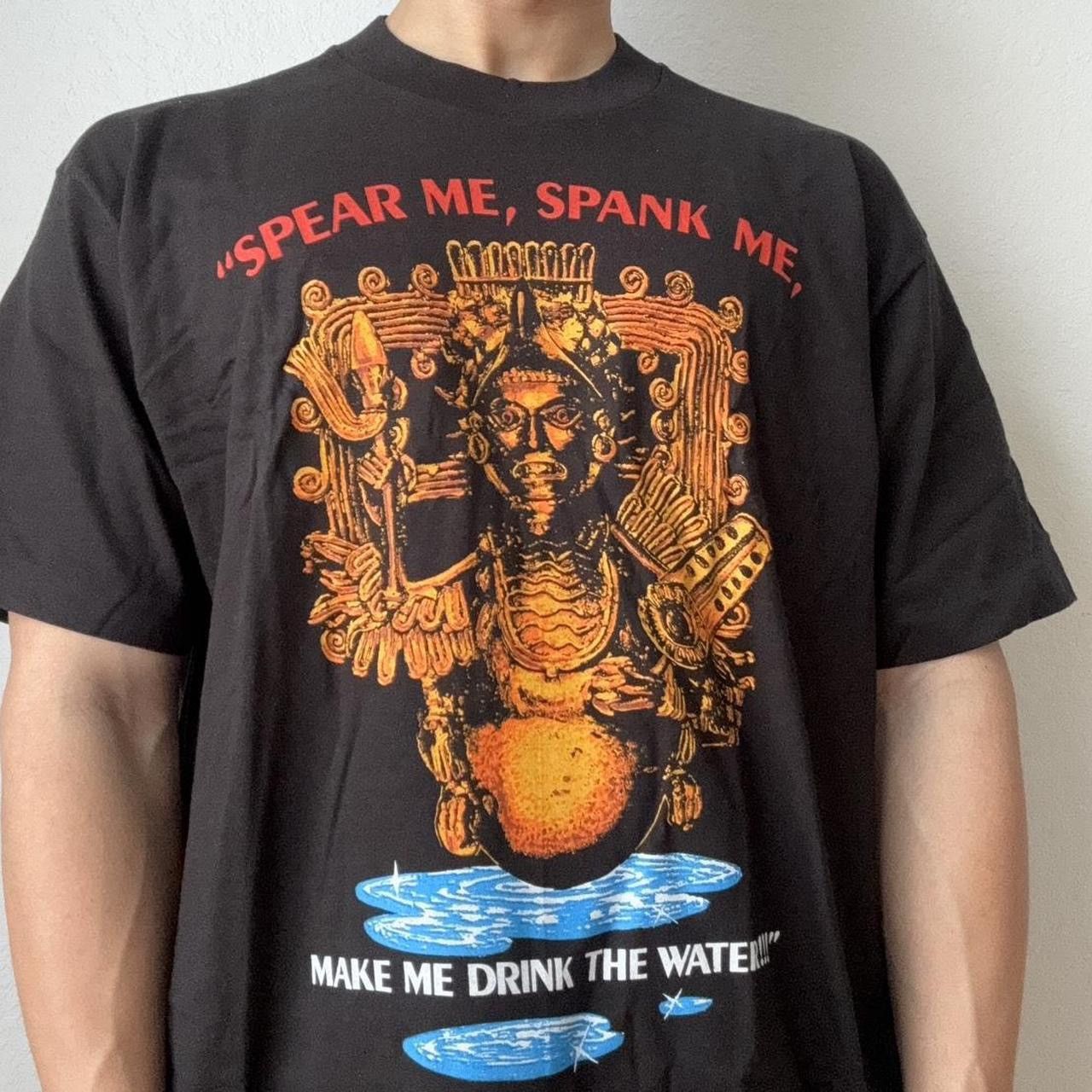 Vintage Vintage Senor Lopez 'Spear Me, Spank Me' Graphics Black Tee Size US L / EU 52-54 / 3 - 3 Thumbnail
