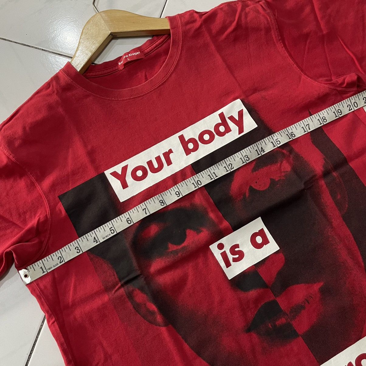 Barbara Kruger Y2K Barbara kruger your body is a battleground tee Size US L / EU 52-54 / 3 - 7 Thumbnail