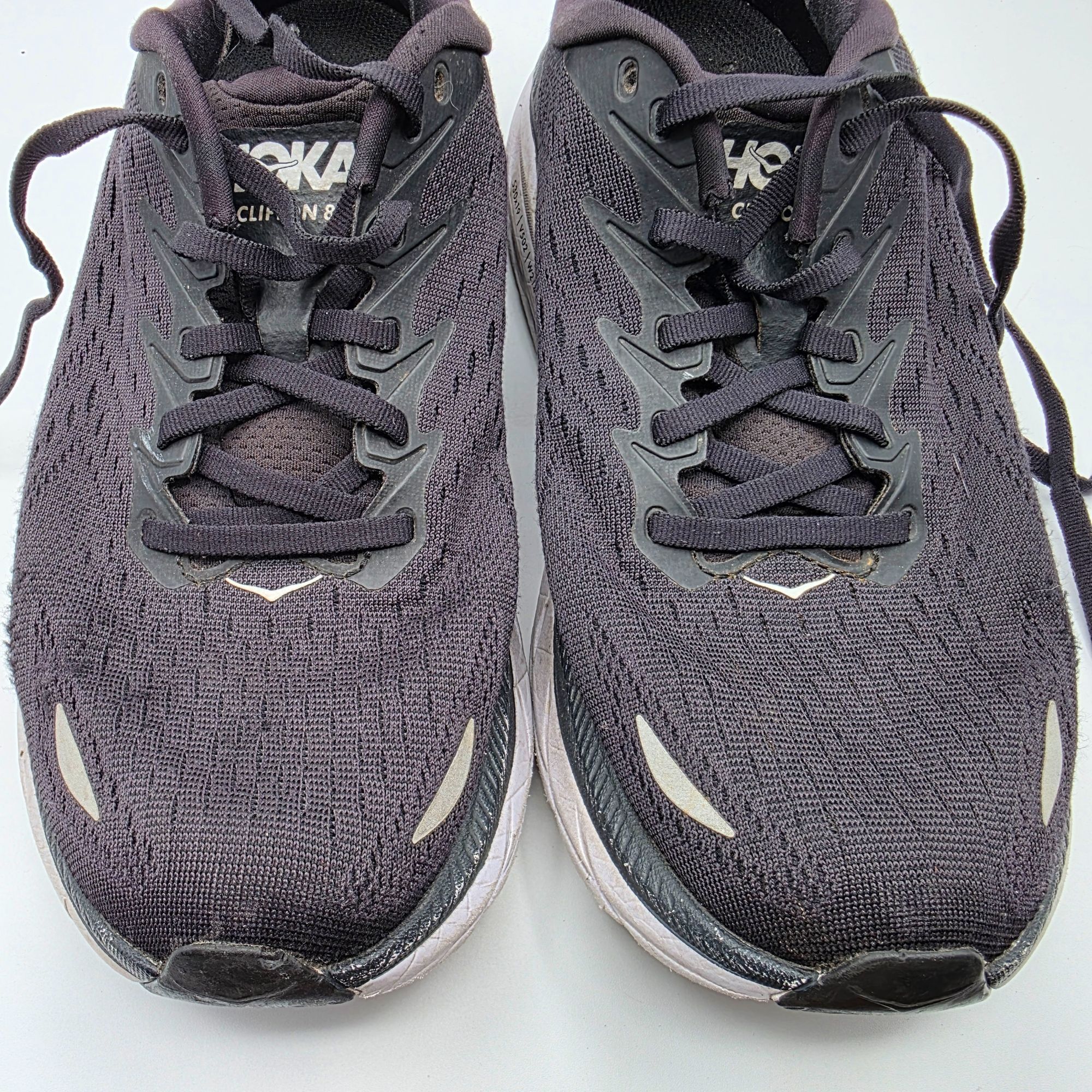 Hoka Hoka One One Clifton 8 Womens Size 8.5 Wide Black Running Sh Size US 8.5 / IT 38.5 - 10 Thumbnail