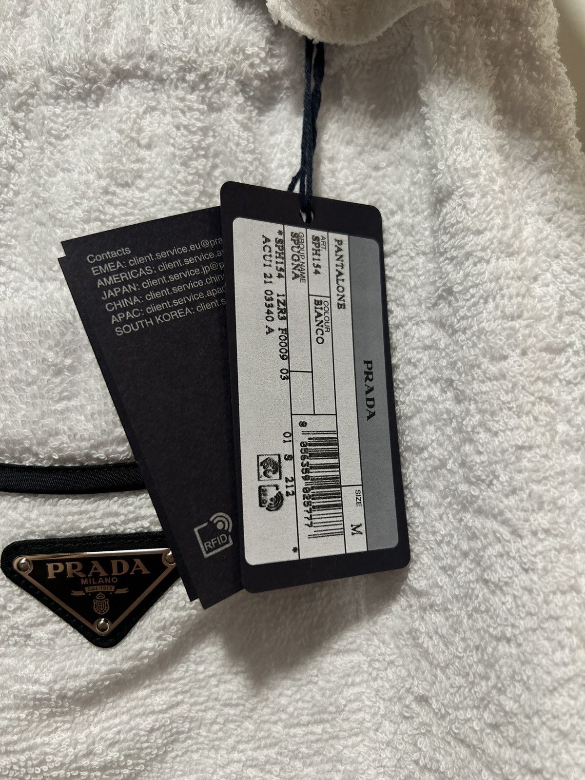 Prada Prada Terry cloth shorts - White Size US 32 / EU 48 - 4 Thumbnail