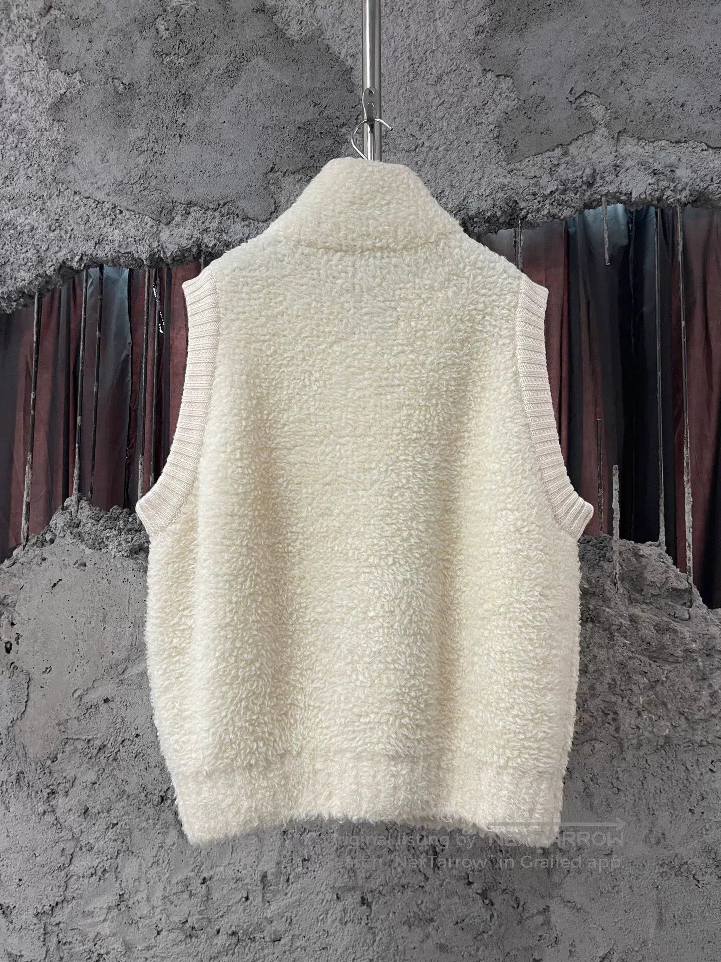 Dior dior ivory lamb fleece vest coat. Size S / US 4 / IT 40 - 2 Thumbnail