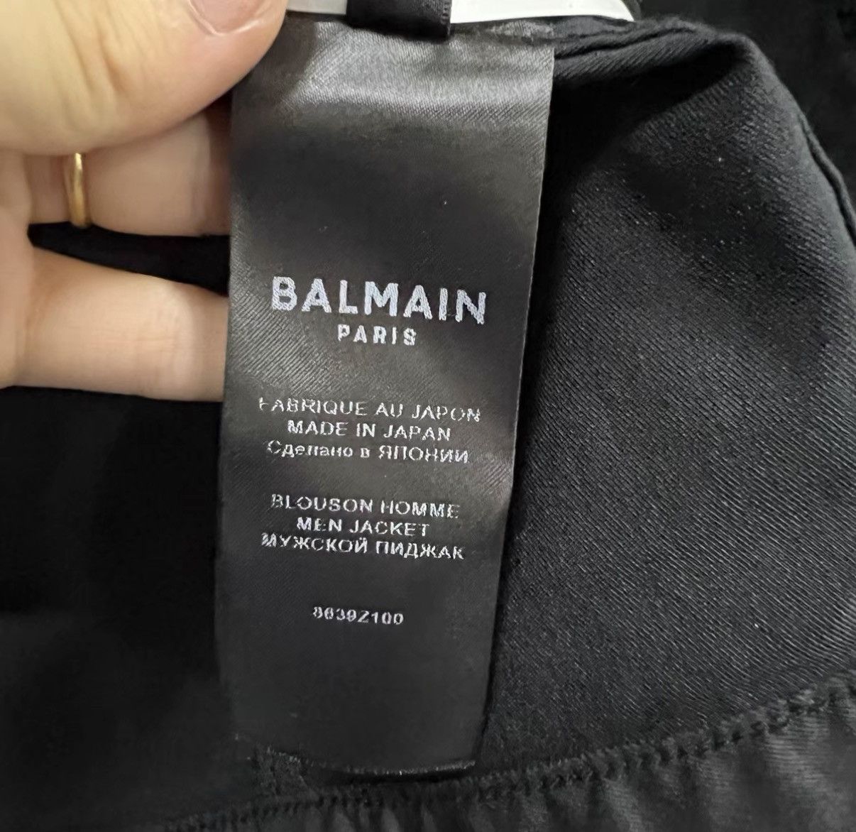 Balmain BALMAIN Back Letter Logo Jacket J41 Size US L / EU 52-54 / 3 - 4 Thumbnail