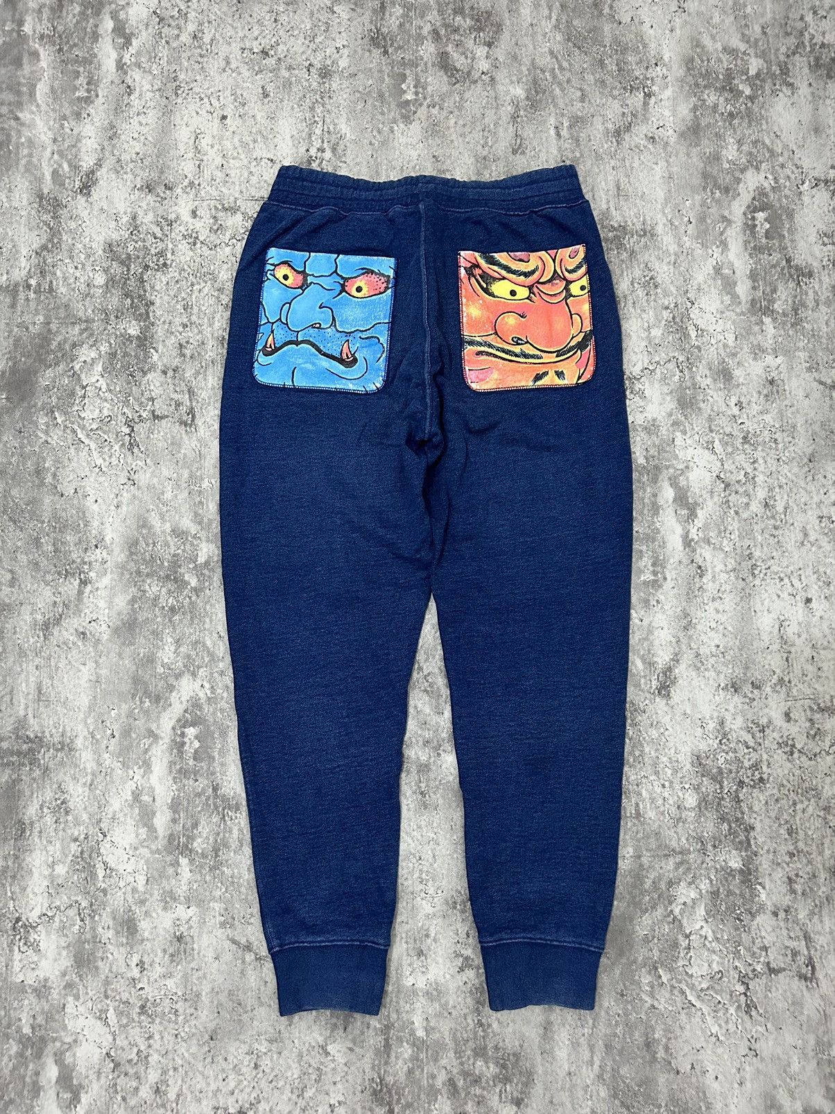 Evisu Evisu Custom Made God Of Fortune Jogger Pants Size US 32 / EU 48 - 1 Thumbnail