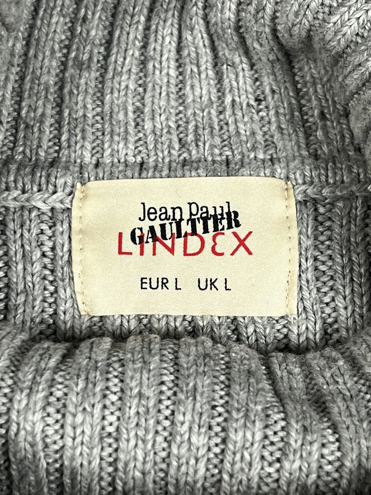 Jean Paul Gaultier Jean Paul Gaultier x Lindex turtleneck zipper grey high neck Size L / US 10 / IT 46 - 11 Thumbnail