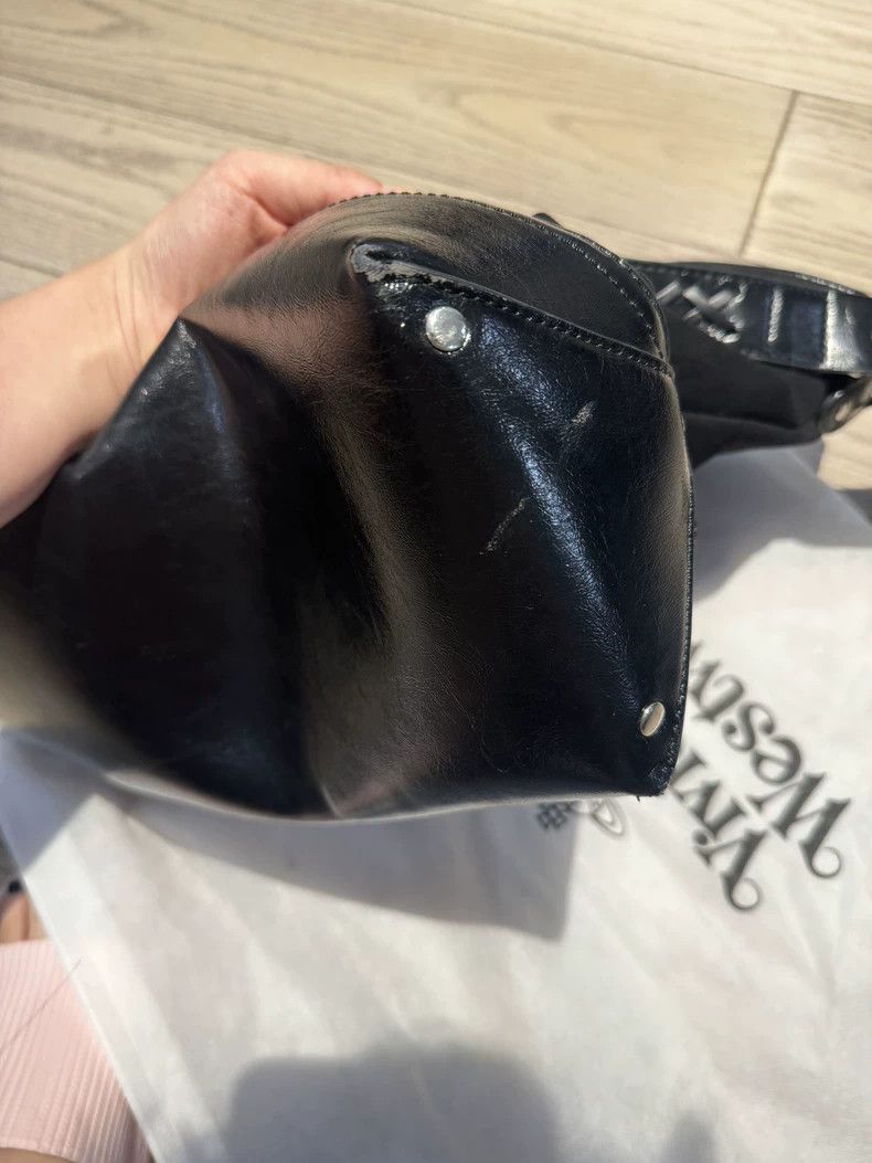 Vivienne Westwood vivienne westwood size os Black tote bag, classic Saturn lo Size ONE SIZE - 5 Thumbnail