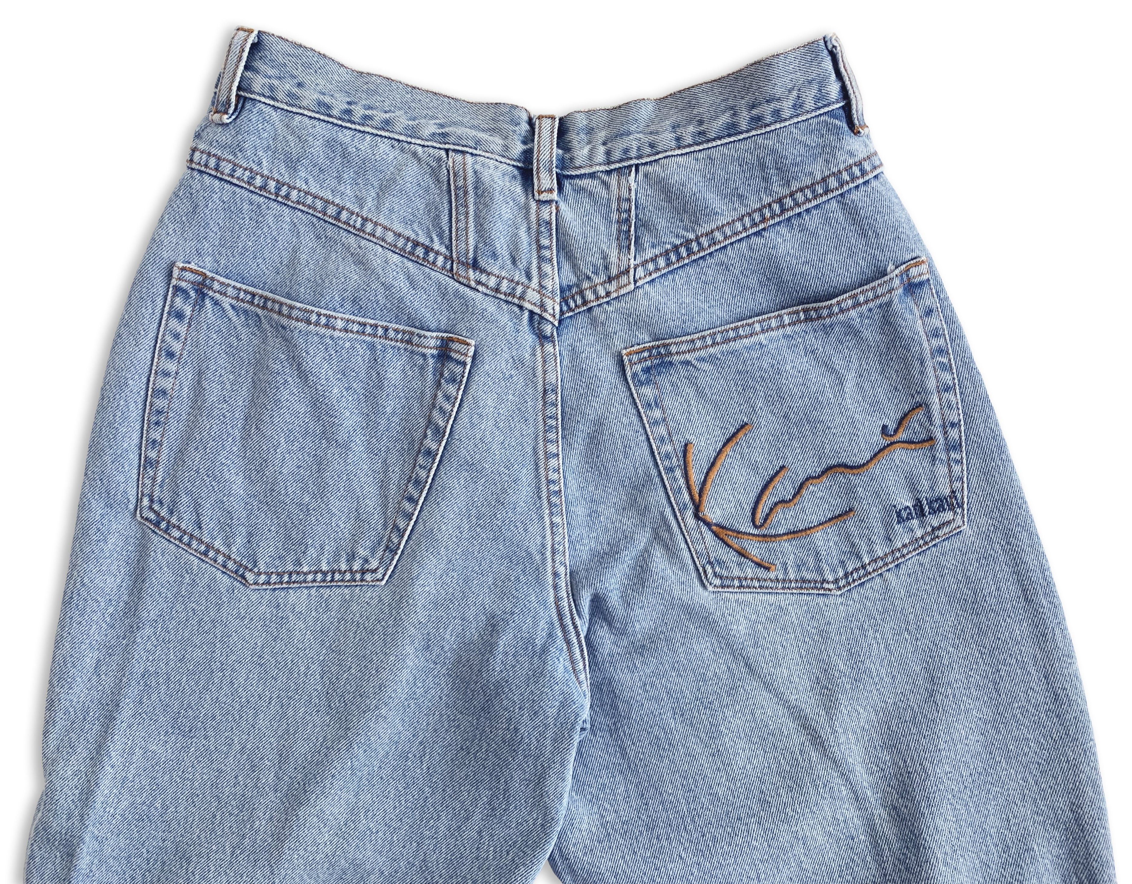 Vintage 90s KARL KANI Jeans Pants Denim 2pac Rap Hip Hop