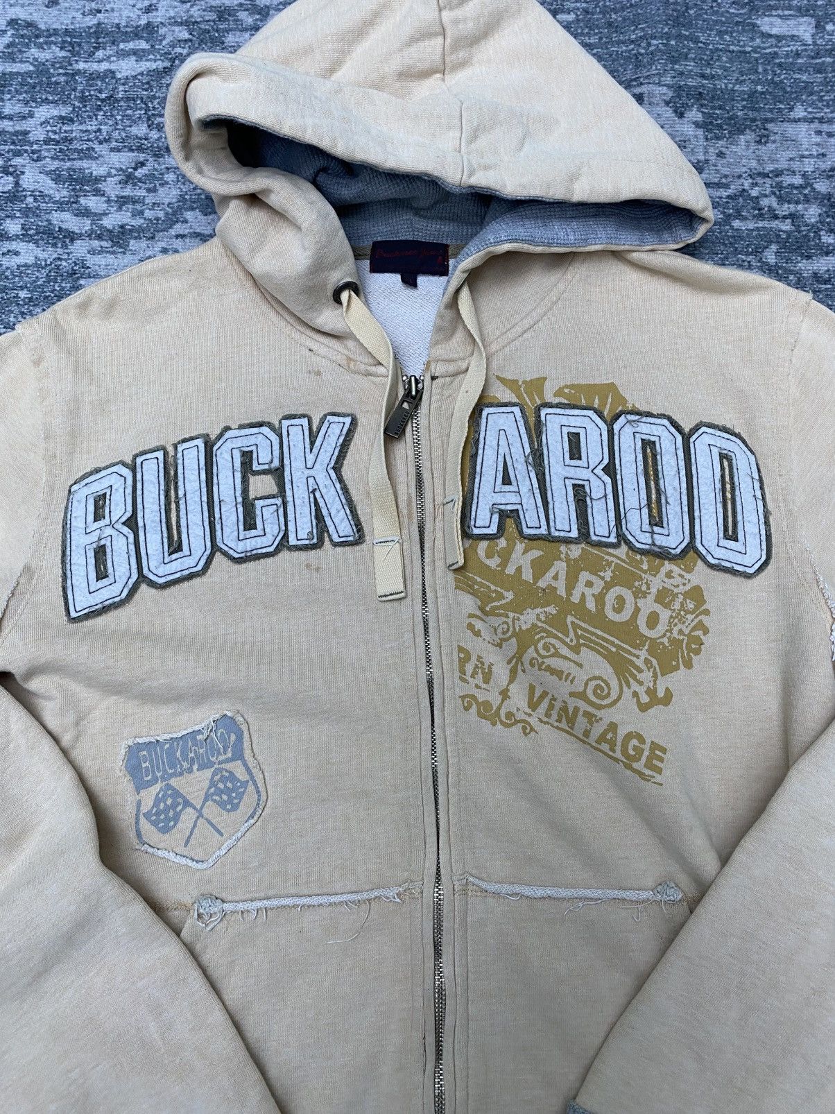 BUCKAROO Vintage Y2K Buckaroo Hoodie Size US XL / EU 56 / 4 - 2 Thumbnail