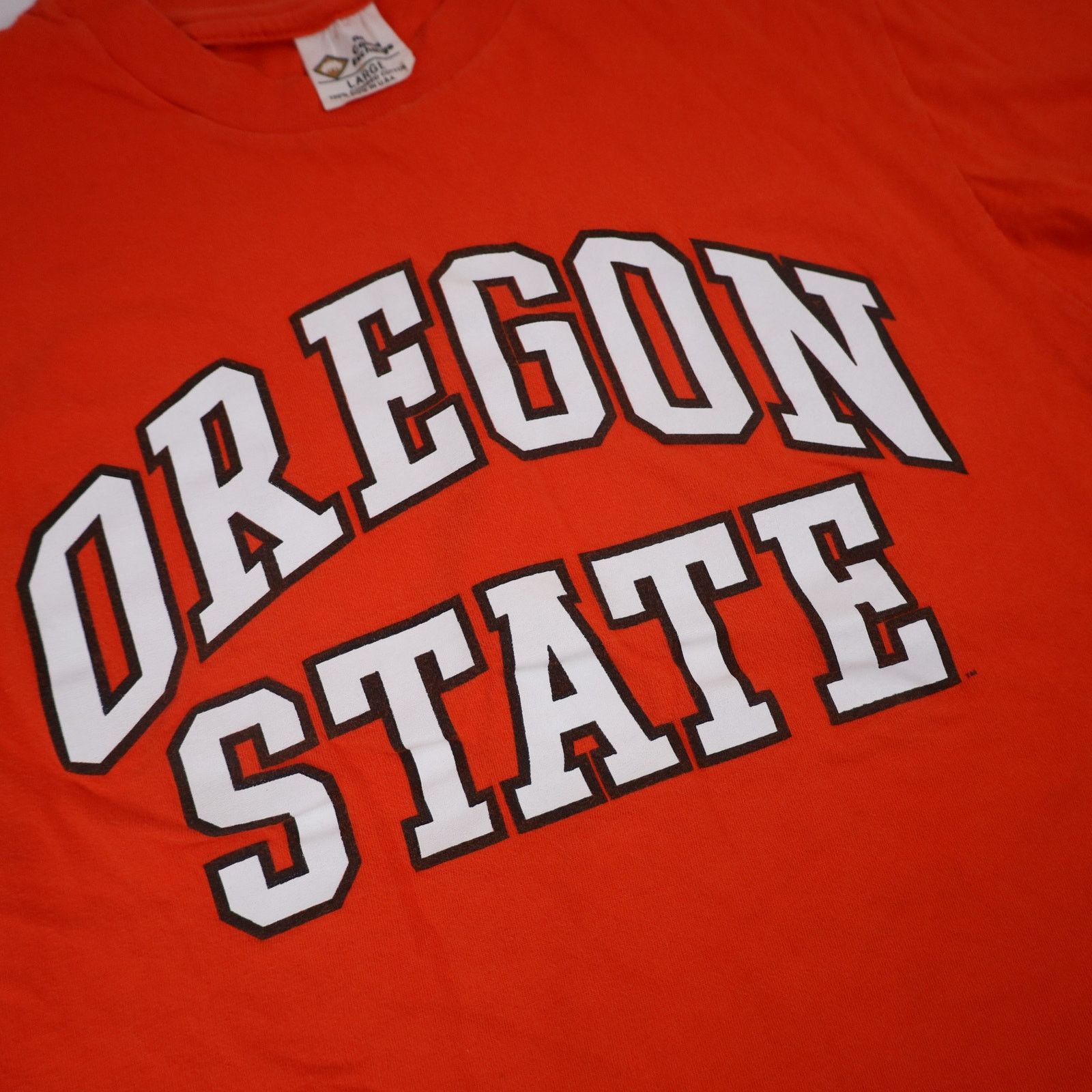 Vintage Vintage Oregon State Spellout Graphic T Shirt Size US L / EU 52-54 / 3 - 5 Thumbnail