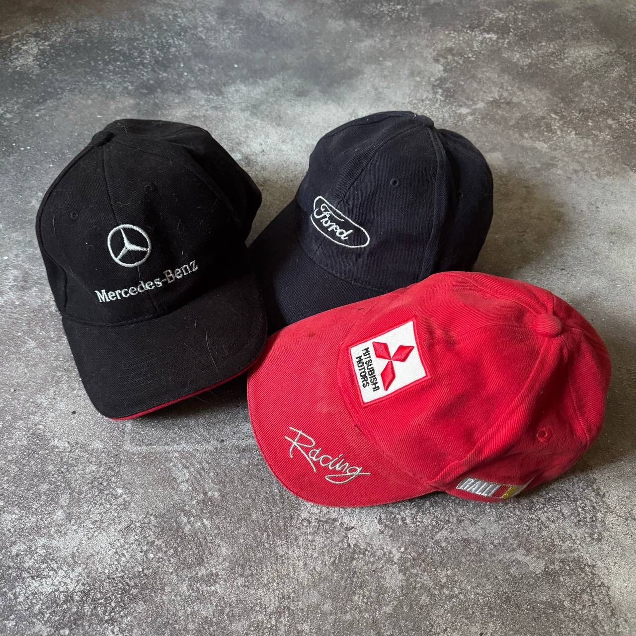 Japanese Brand × Vintage Mercedes Ford Mitsubishi Vintage Racing Caps/Hats (BUNDLE!) Size ONE SIZE - 1 Thumbnail