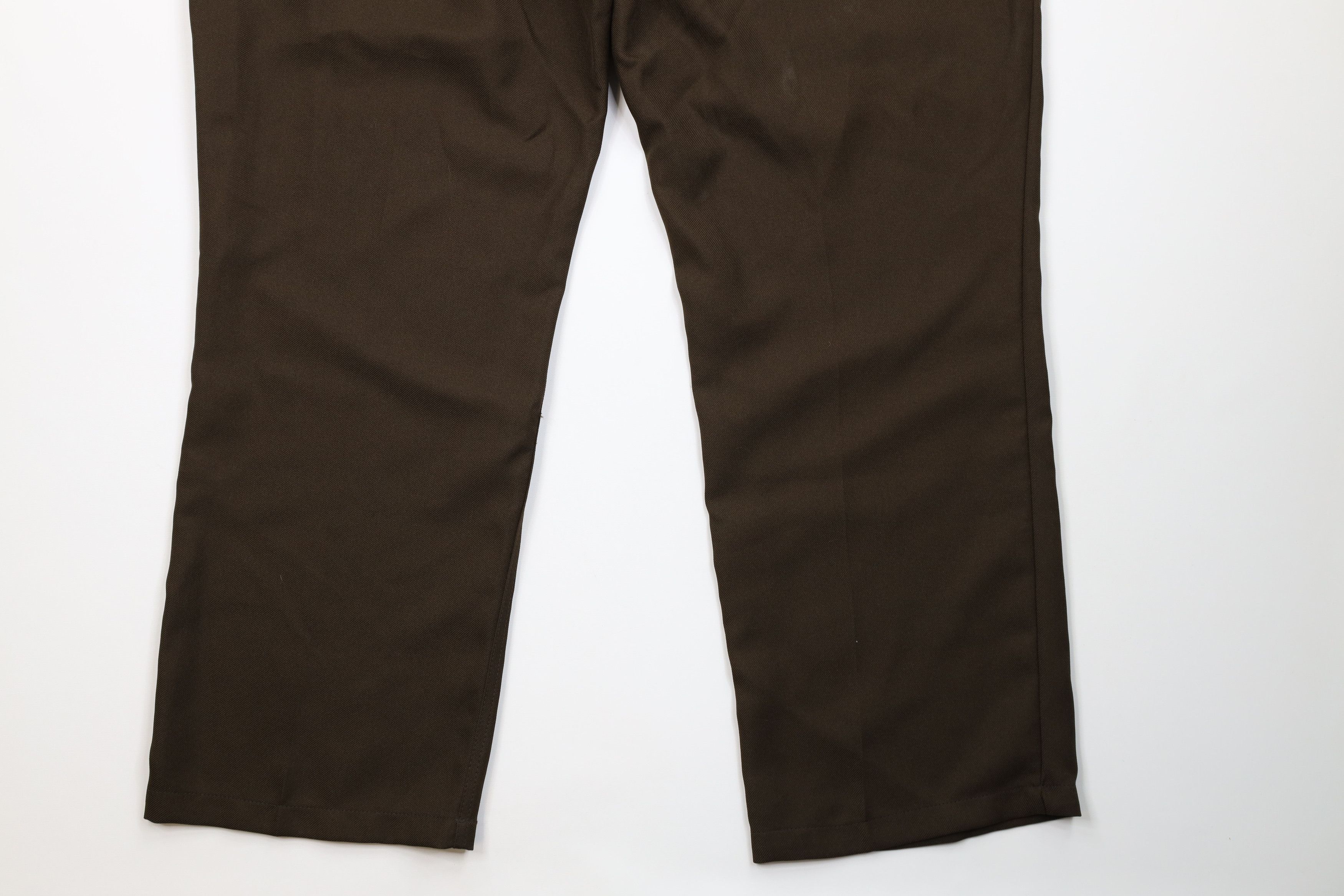 Vintage Vintage 90s Streetwear Wide Leg Chino Pants Brown Polyester Size US 44 / EU 60 - 12 Thumbnail