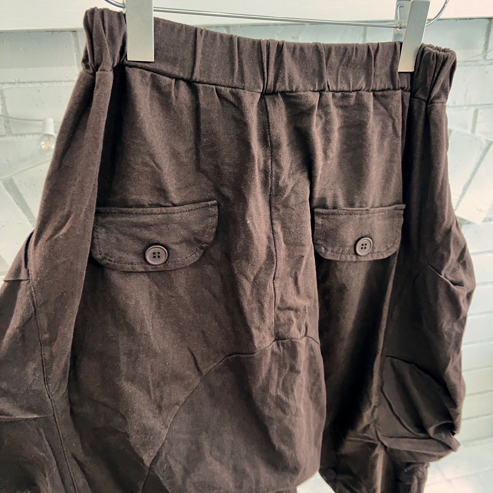 Other Balloon Thigh Cropped Back Pockets Cotton Cropped Sweatpants Size US 31 - 3 Thumbnail